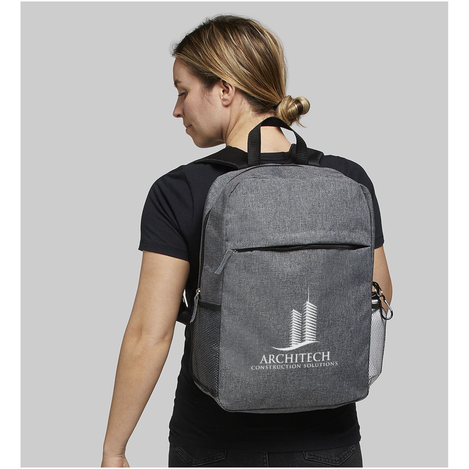 Hoss 15" Laptoprucksack 18L - heather mediumgrau-520