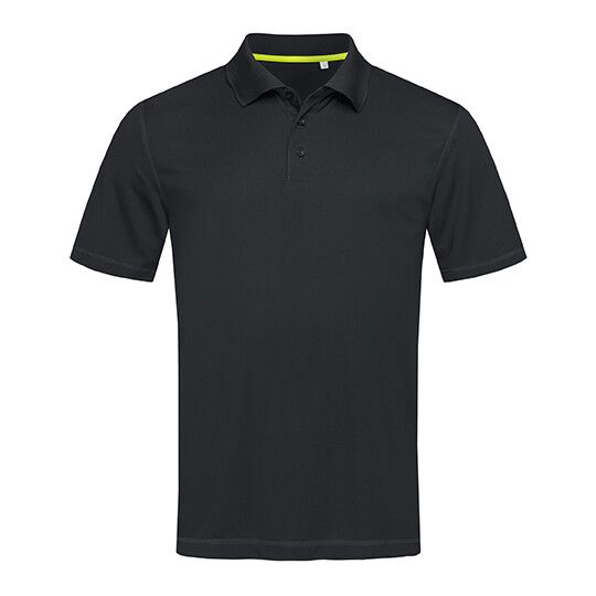 Mesh Polo - black opal-390