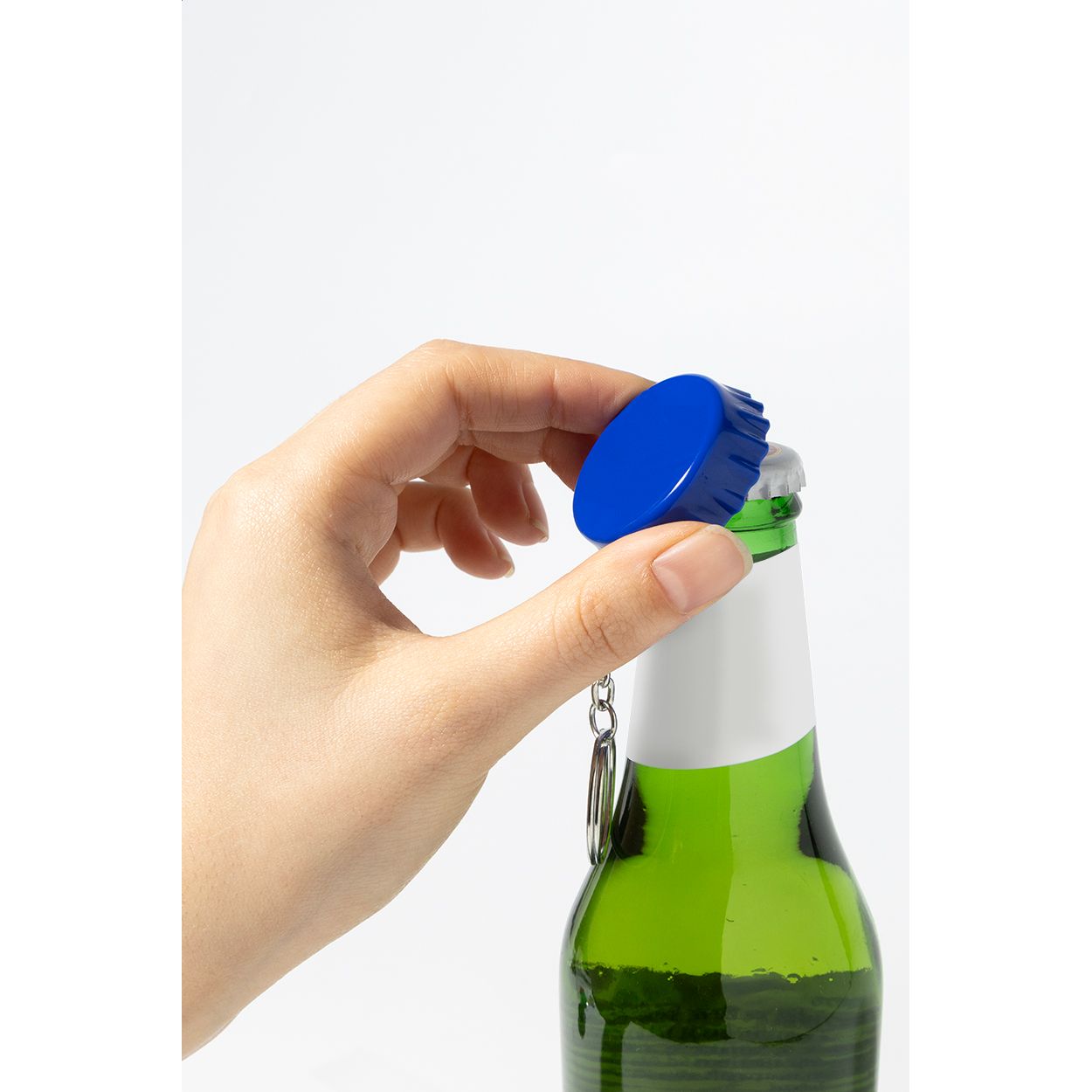 Popcap RABS Flaschenöffner mit Schlüsselanhäger - blau-593