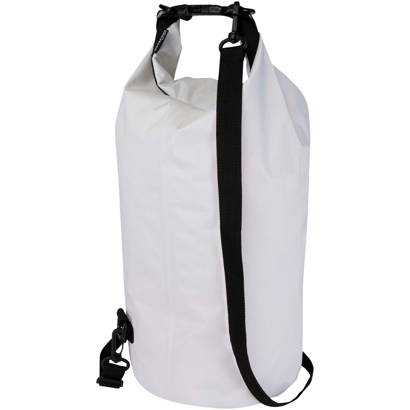 Camper recycelte, wasserdichte Reisetasche, 10 l - weiss-528