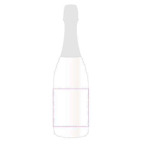 Veredelungsposition Flasche Vorderseite