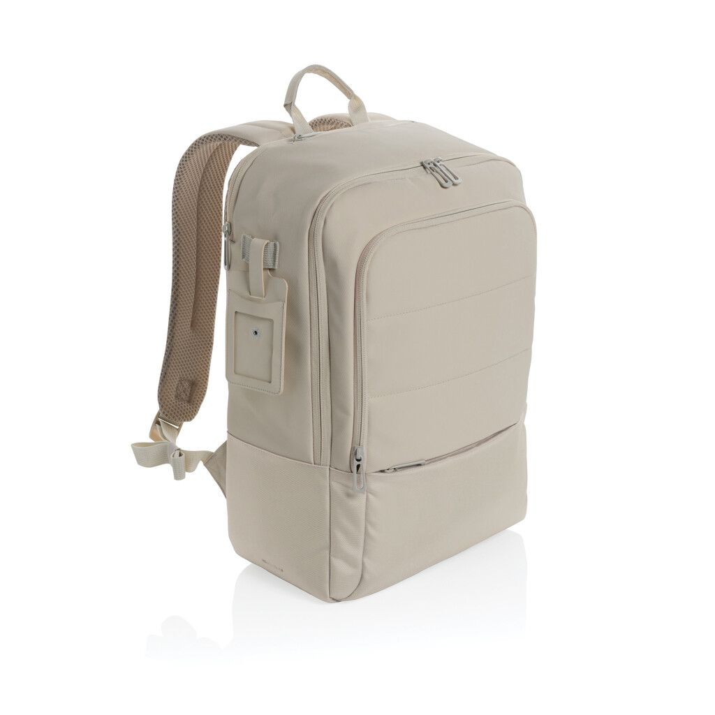 Armond AWARE™ RPET 15.6" Deluxe Laptop-Rucksack - beige-424