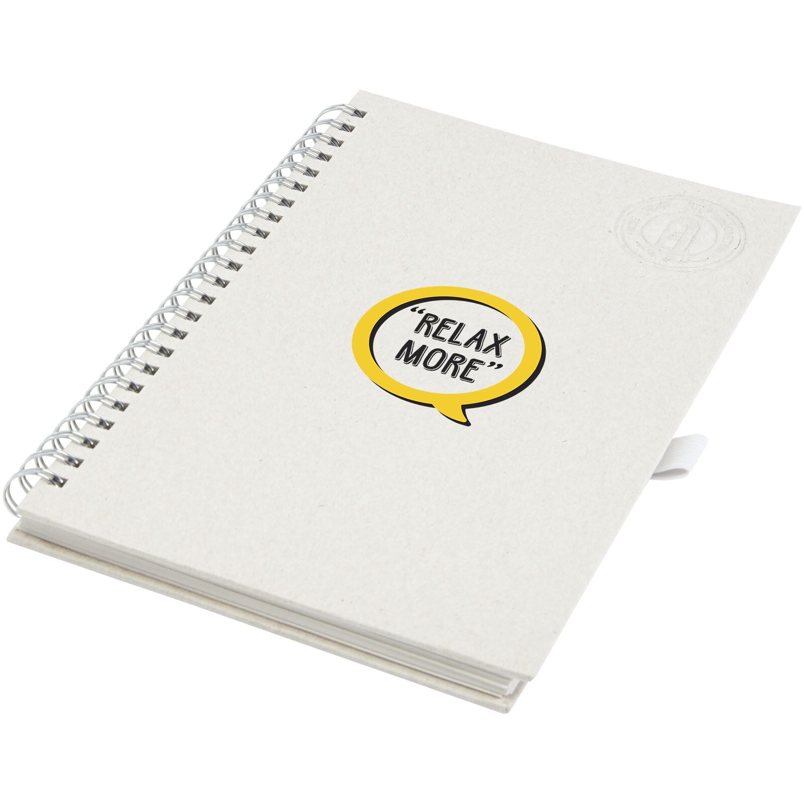 Dairy Dream A5 Spiral Notizbuch aus recyceltem Milchkarton - offwhite-777