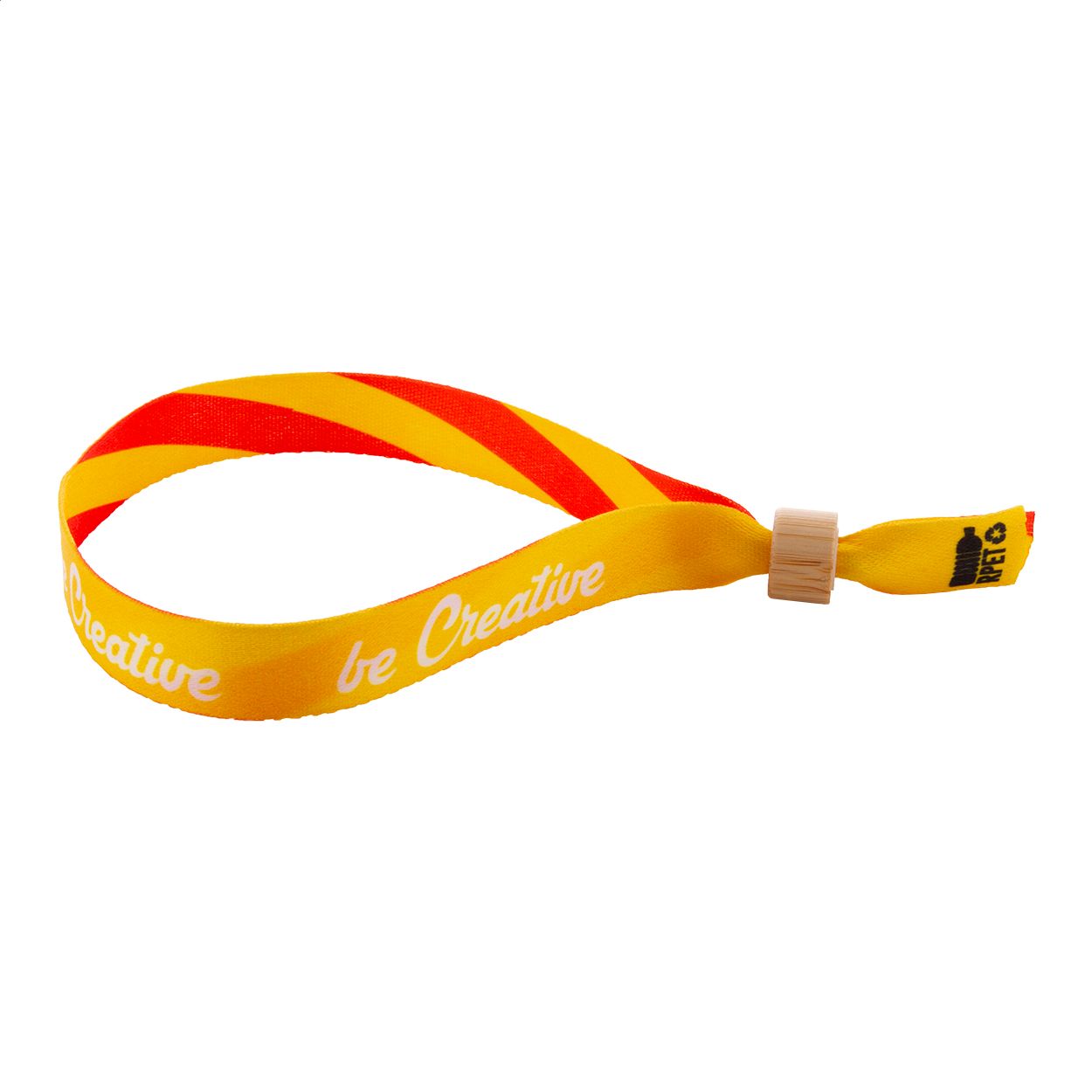 Individuelles RPET Festival-Armband SuboWrist Eco - natur-477