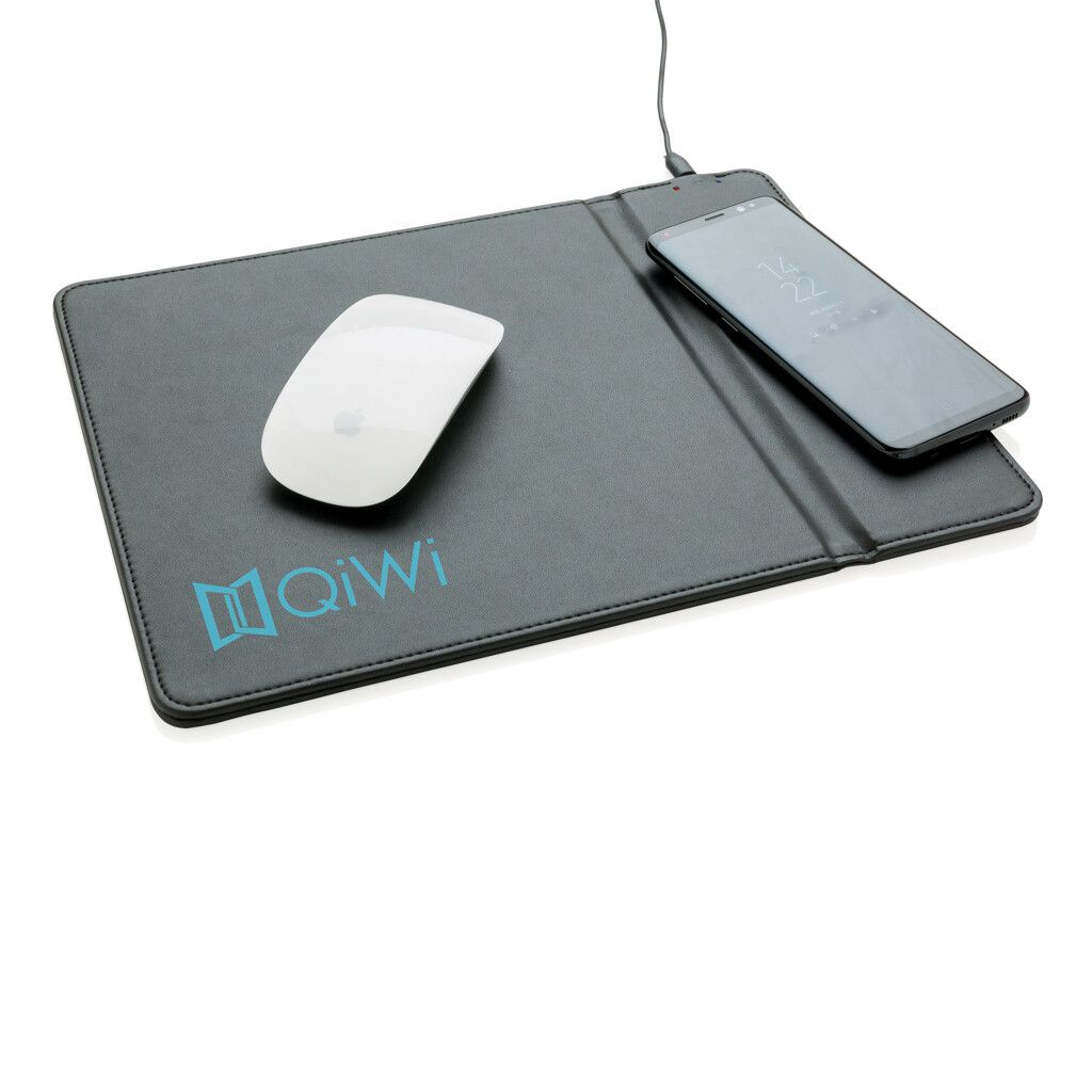 Mousepad mit Wireless-5W-Charging Funktion - schwarz-470