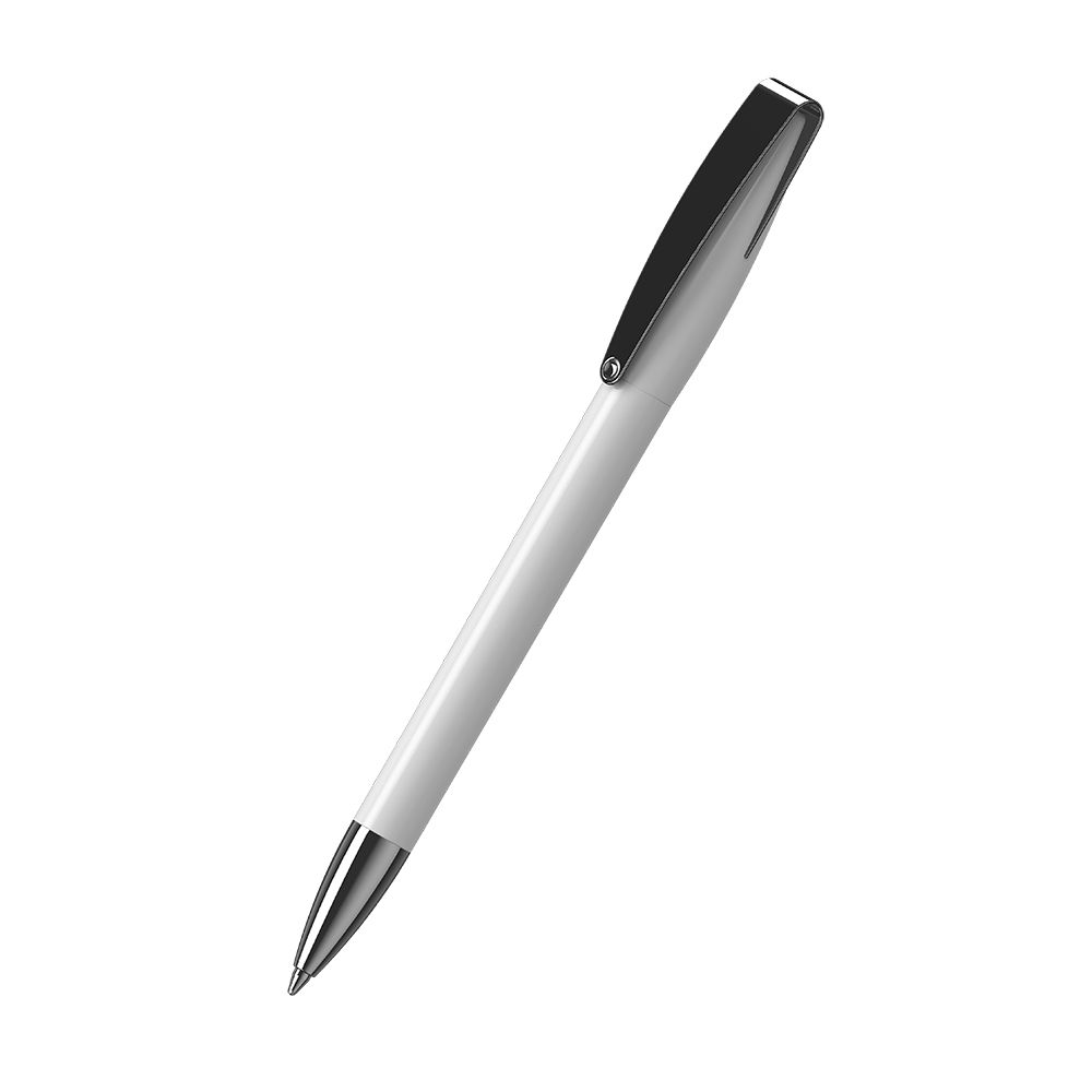 Drehkugelschreiber Cobra high gloss MMn - weiss-780