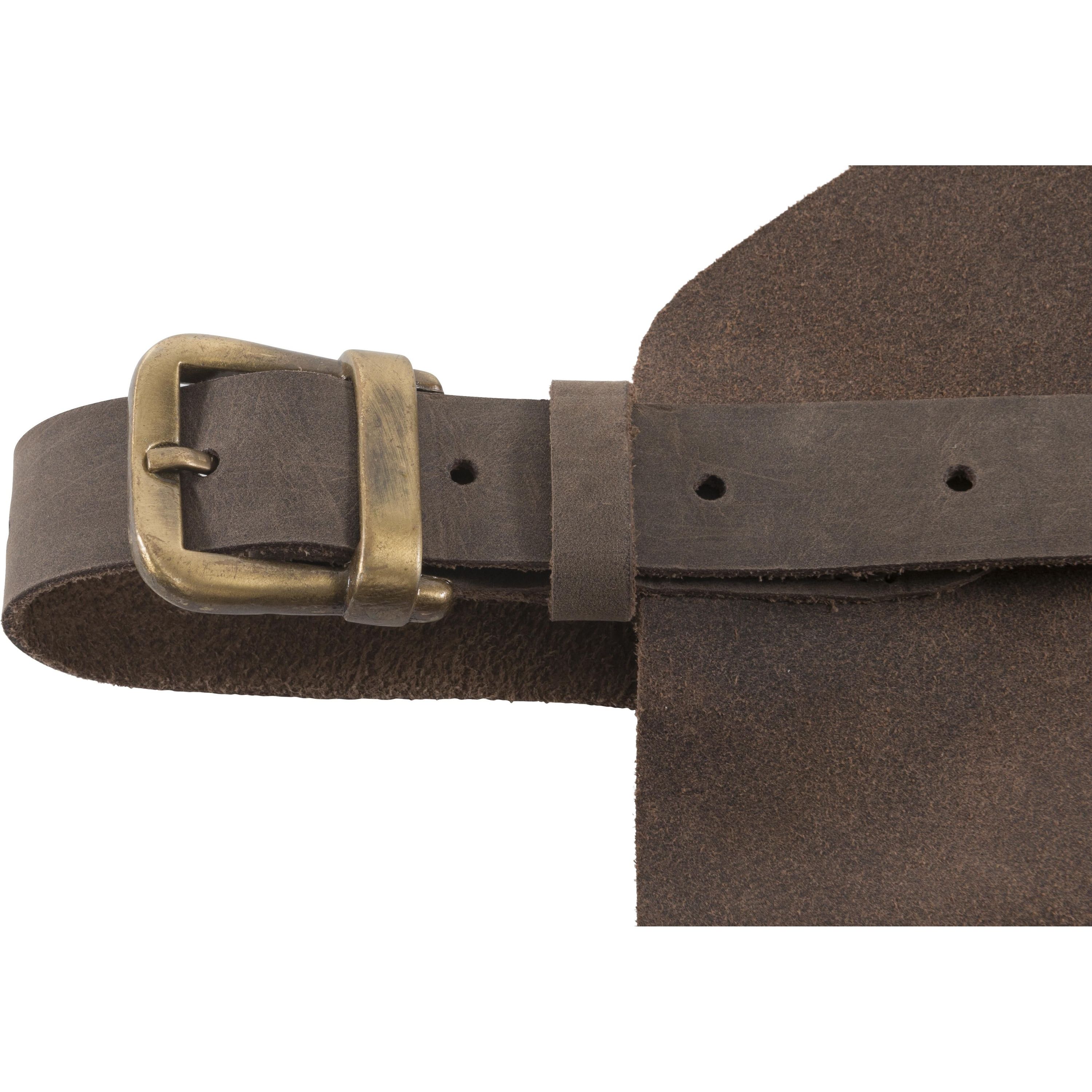 Schürze aus Spaltleder Nori - braun-406
