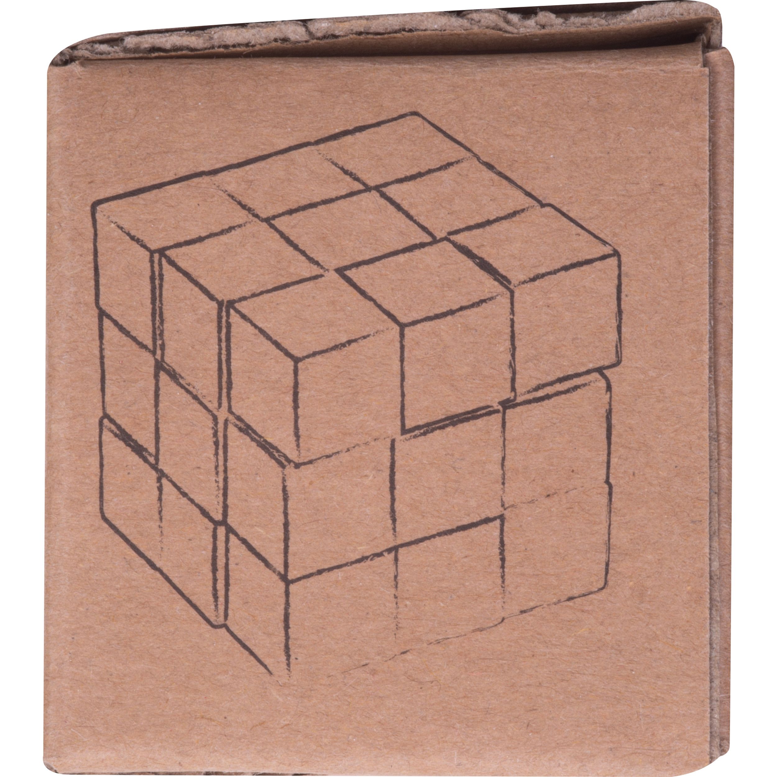 Würfelschlange aus Holz EMANUELE - beige-958