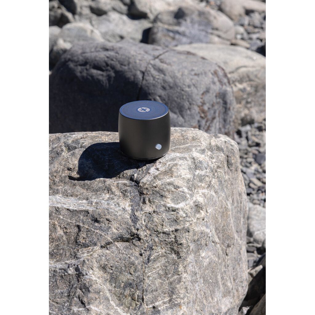 Swiss Peak 3W Basslautsprecher aus RCS recyceltem Aluminium - grau-757