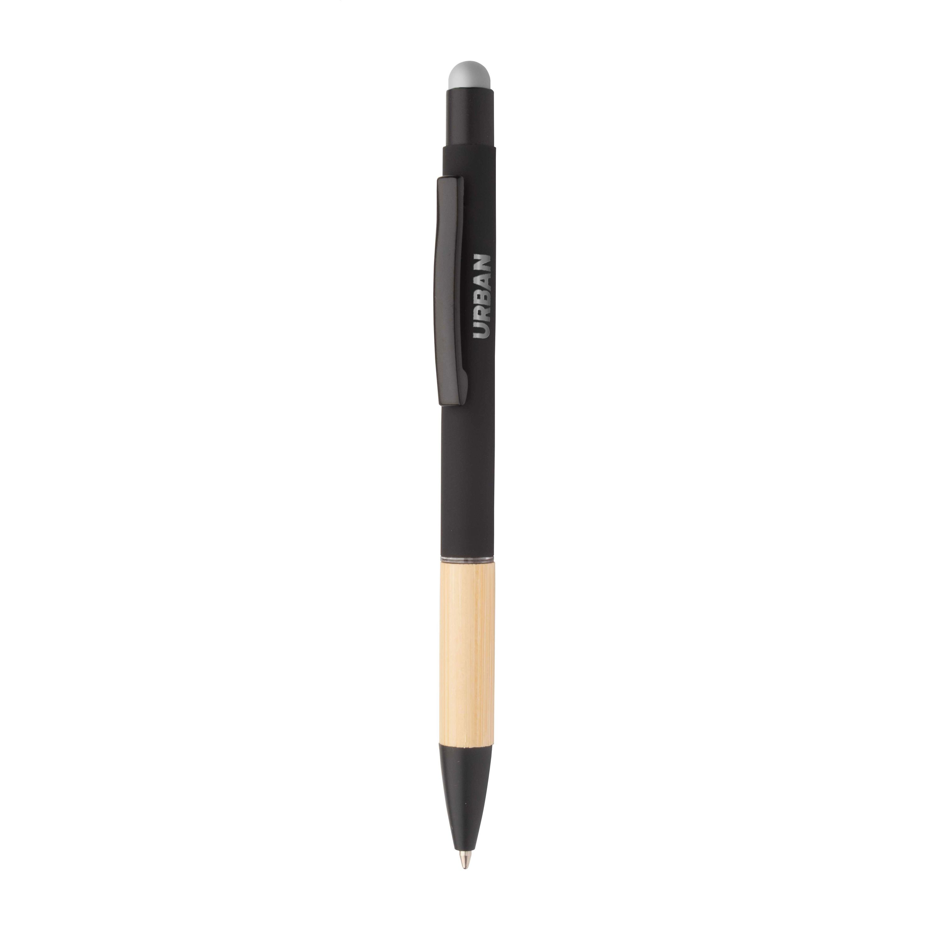Touchpen mit Kugelschreiber Boorly - silber - schwarz-716