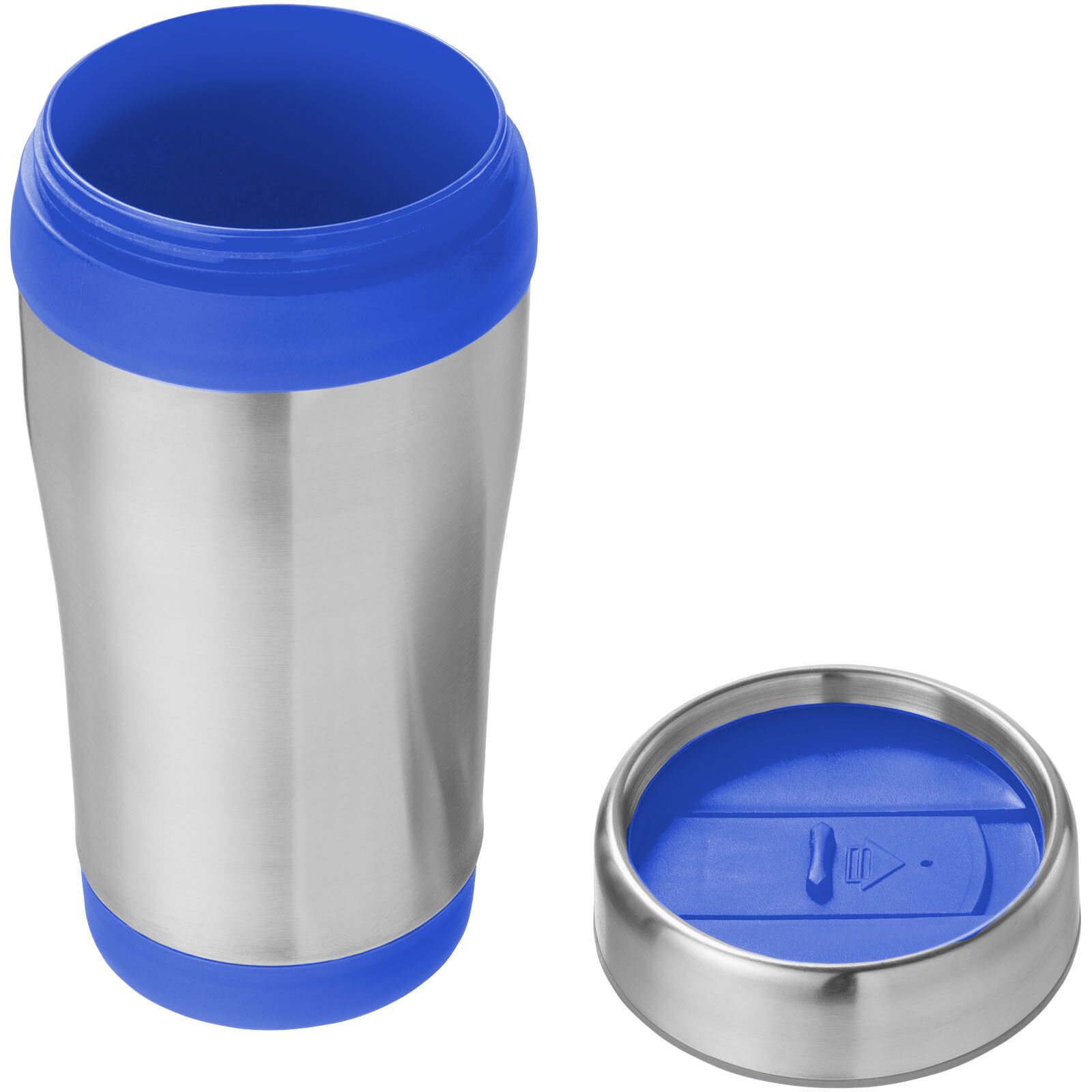 Elwood 410 ml RCS-zertifizierter Isolierbecher aus recyceltem Edelstahl  - blau-749