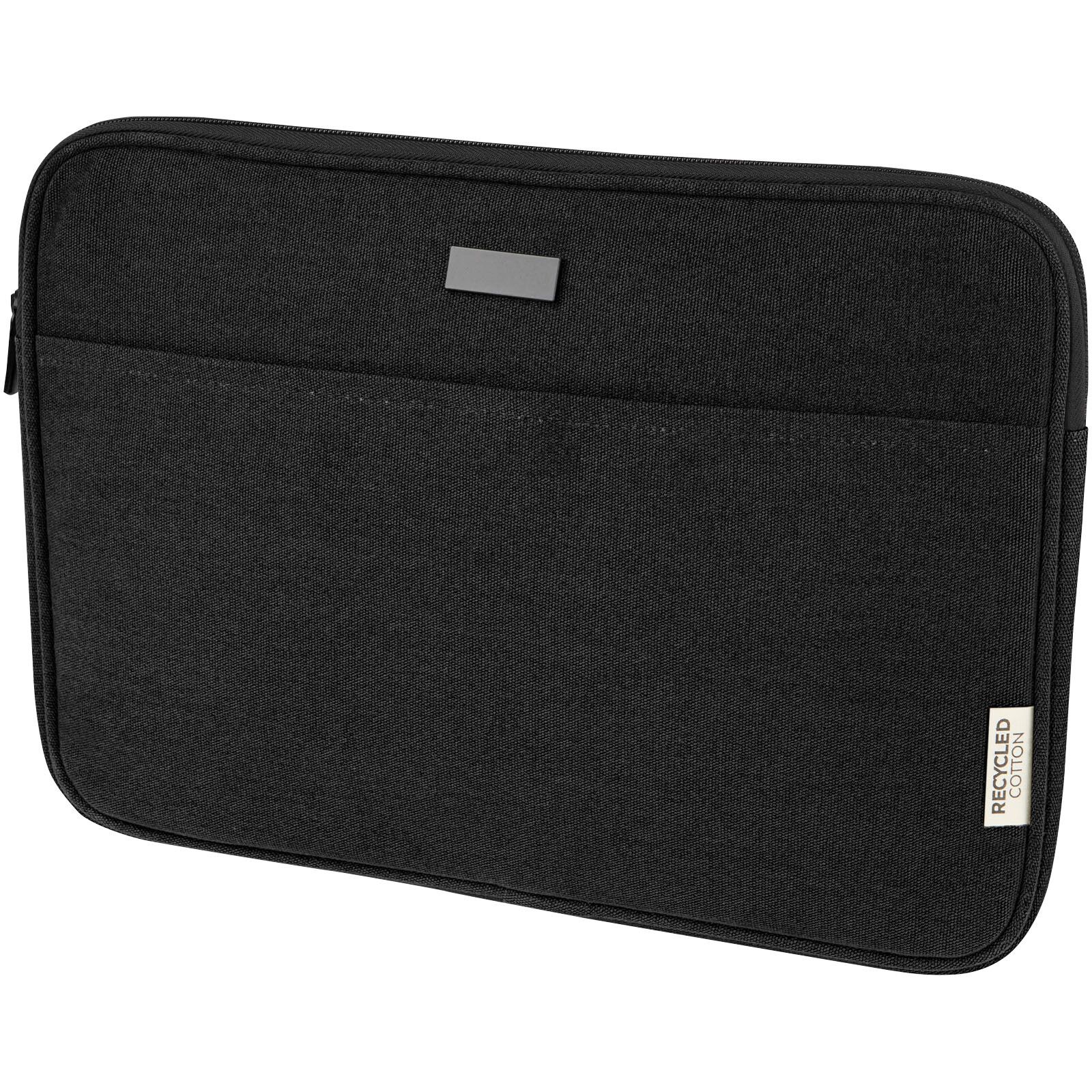 Joey 14" Laptophülle aus GRS recyceltem Canvas 2 L - schwarz-928
