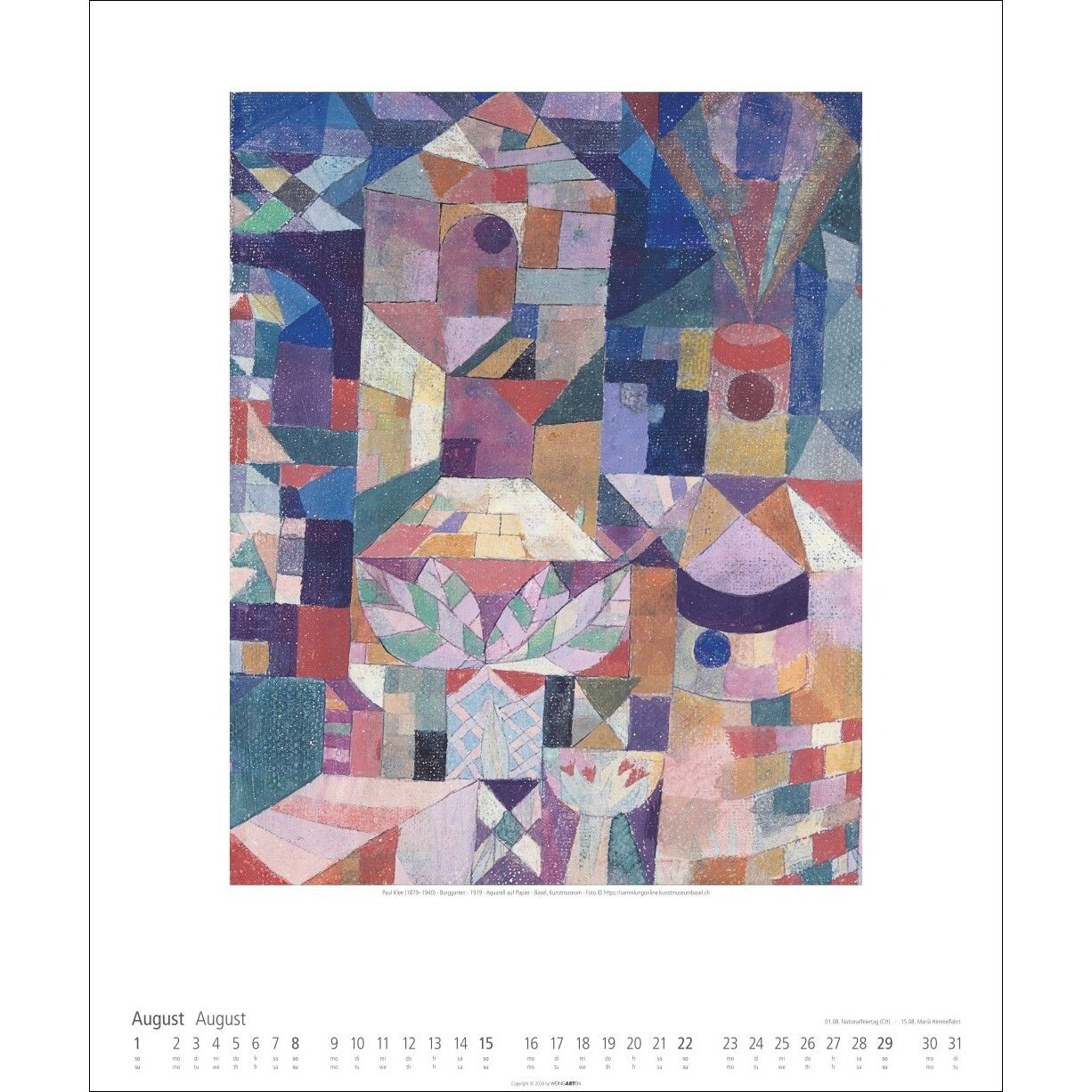 Paul Klee - Kunst & Kultur Kalender-131