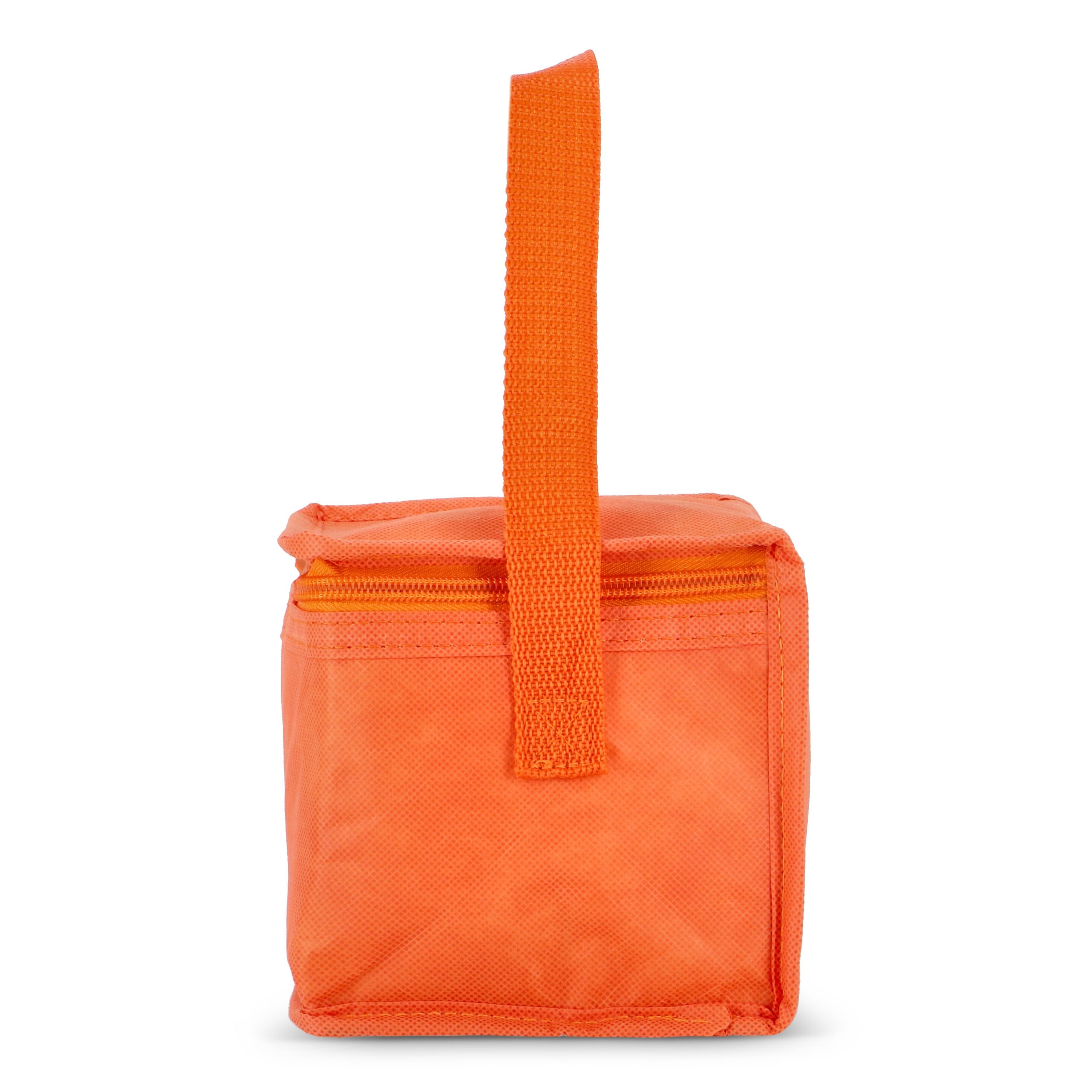 R-PET 6 Dosen-Kühltasche Non Woven 20x 13 x 12,5cm 75g/m² - orange-91