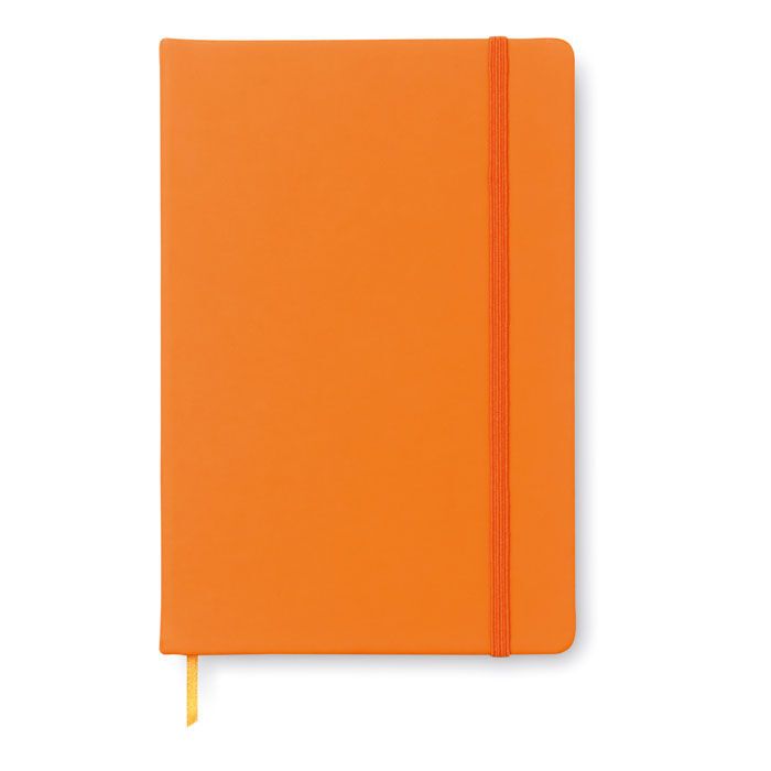 DIN A6 Notizbuch, liniert NOTELUX - orange-637