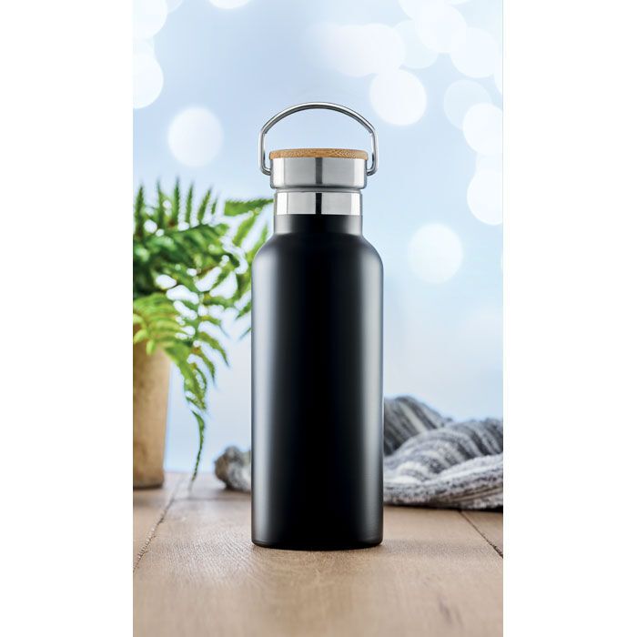 Isolierflasche 500ml HELSINKI - schwarz-374