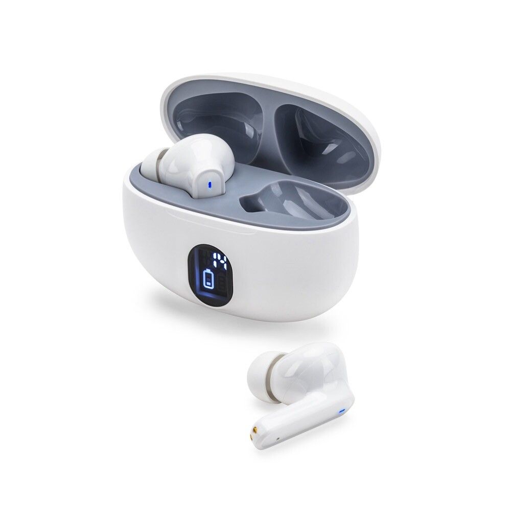 CAETANO Wireless Earphones aus recyceltem ABS (100% rABS) 4 Std. Akku - weiß-102