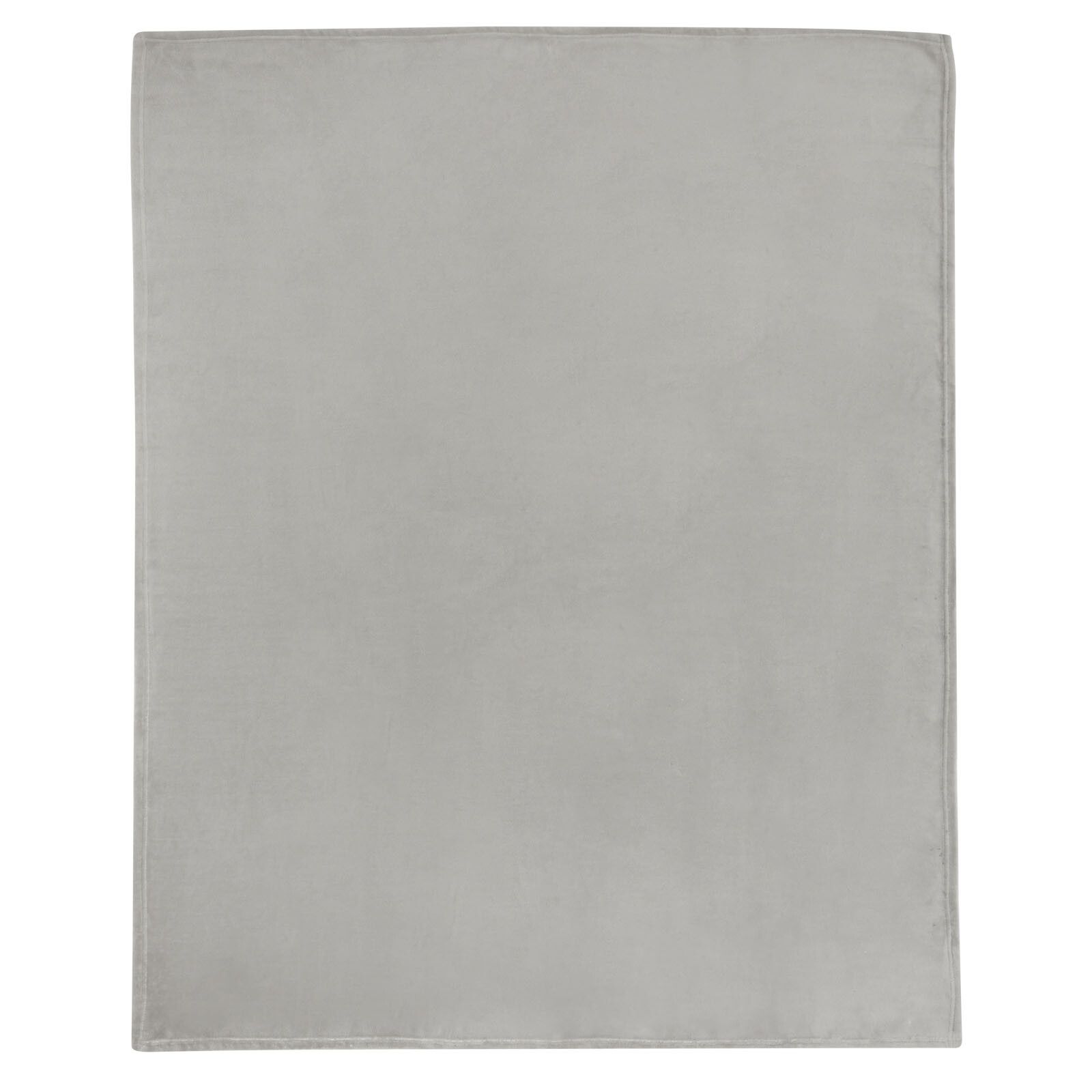 Lily GRS zertifizierte, RPET Decke aus Coral Fleece - grau-514