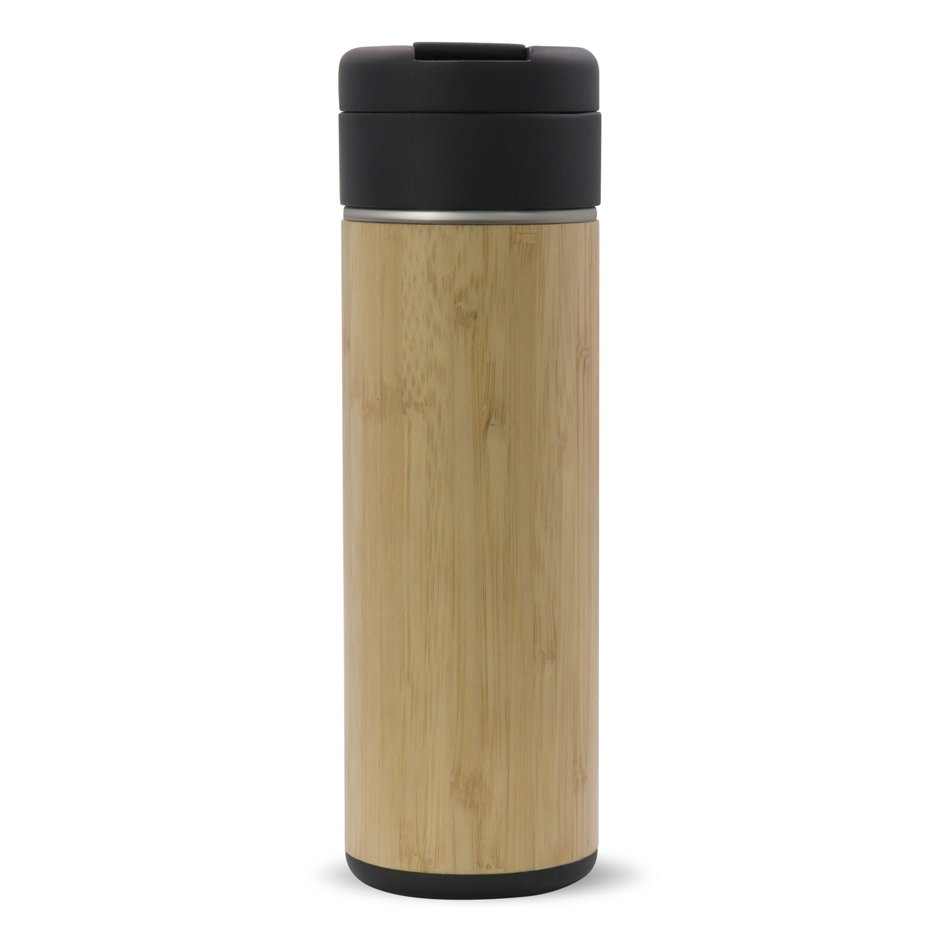 Isolierbecher Flow Bambus 400ml - holz-441