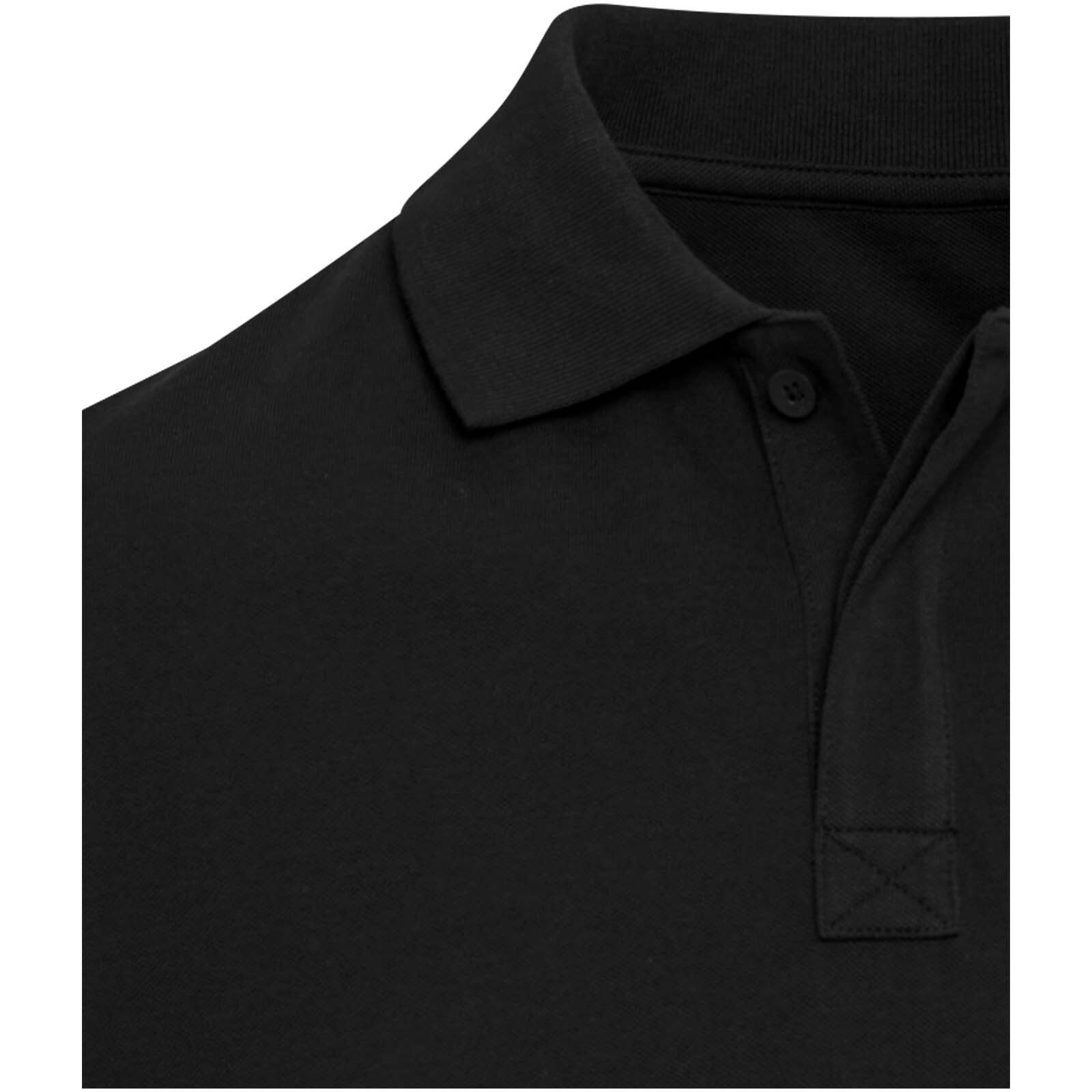 Graphite 180 g/m² Kurzärmeliges Poloshirt Bio Baumwolle (OCS), unisex - schwarz-242
