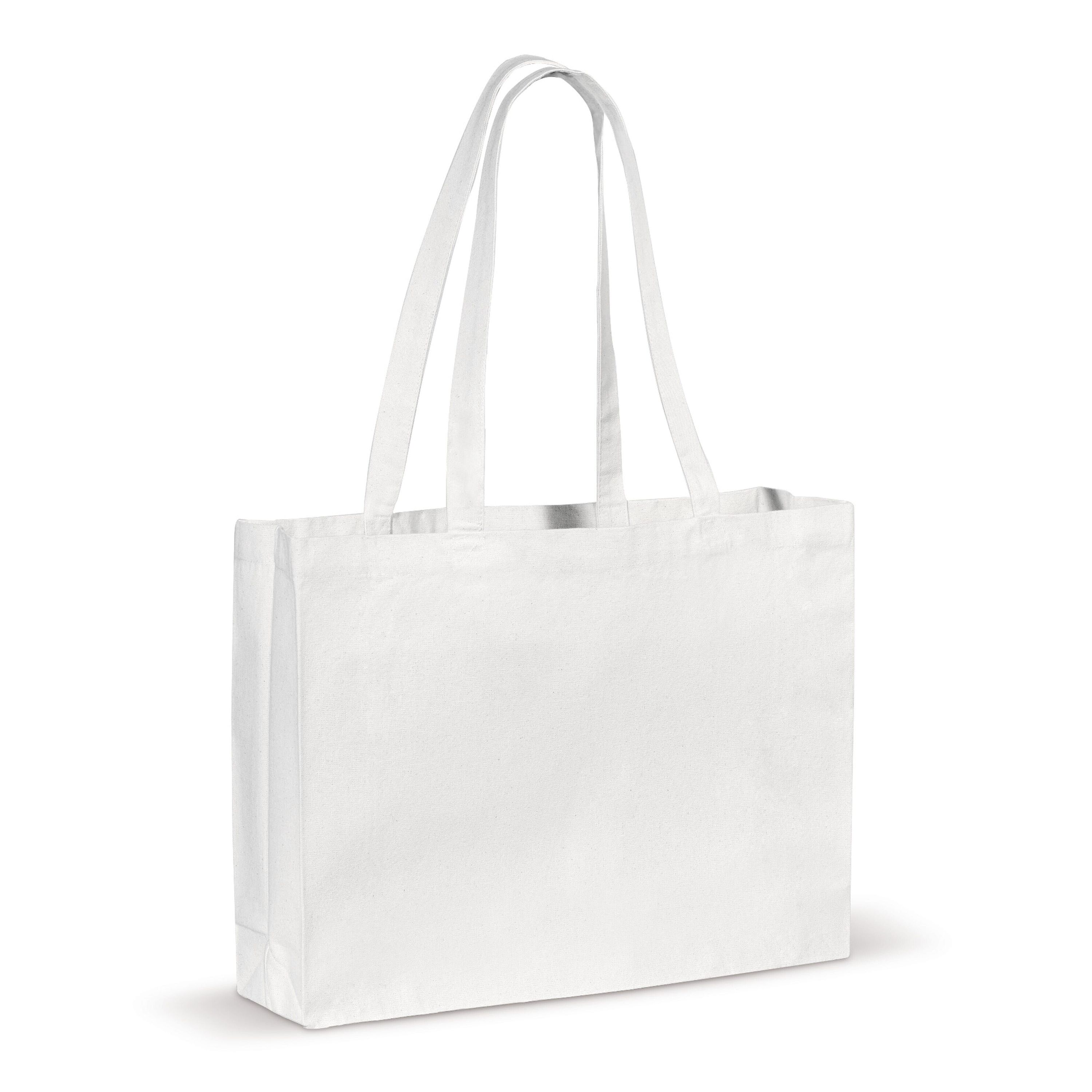 Umhängetasche canvas OEKO-TEX®270g/m² 45x10x33cm - weiss-374