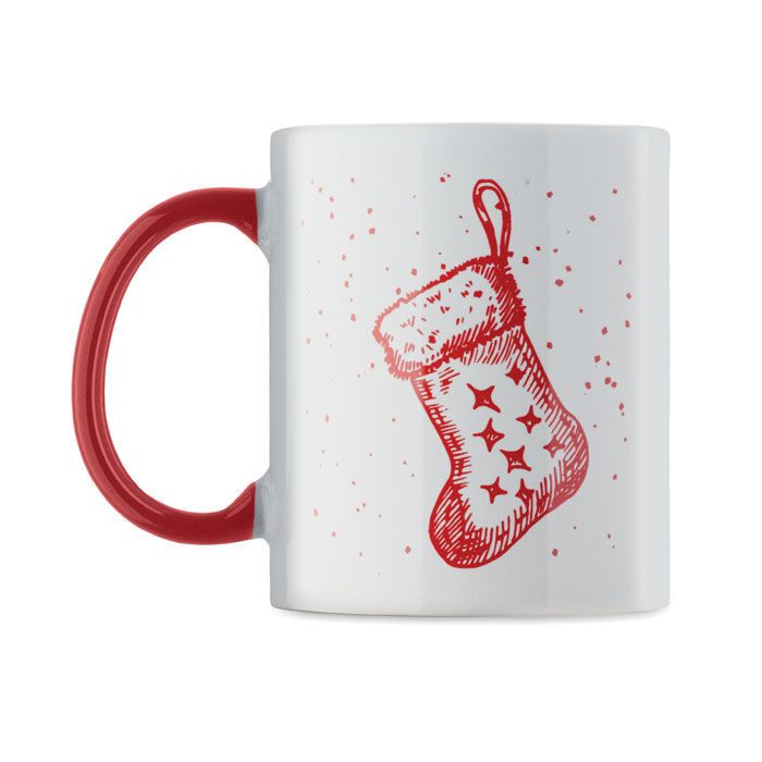 Keramikbecher 300ml FESTIMUG - rot-614
