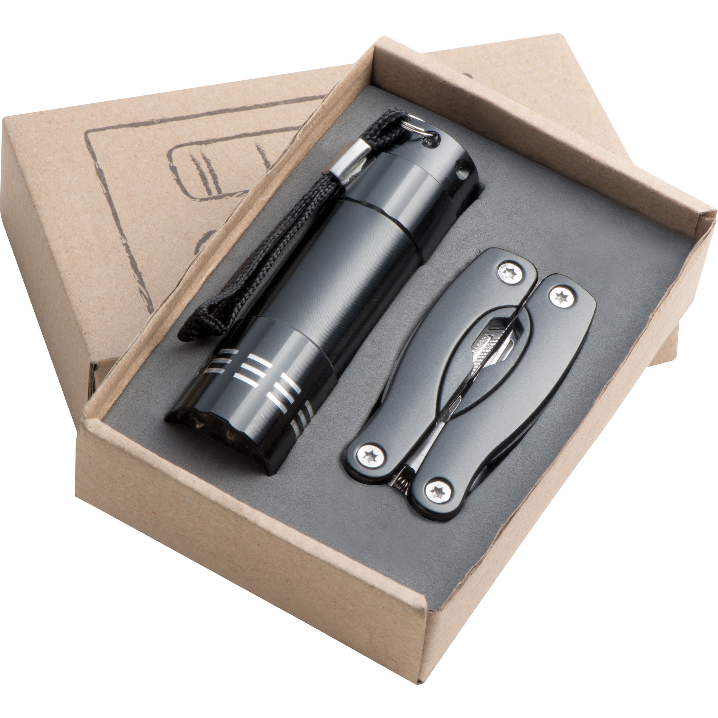 Set Taschenlampe & Multitool Oakland - schwarz-66