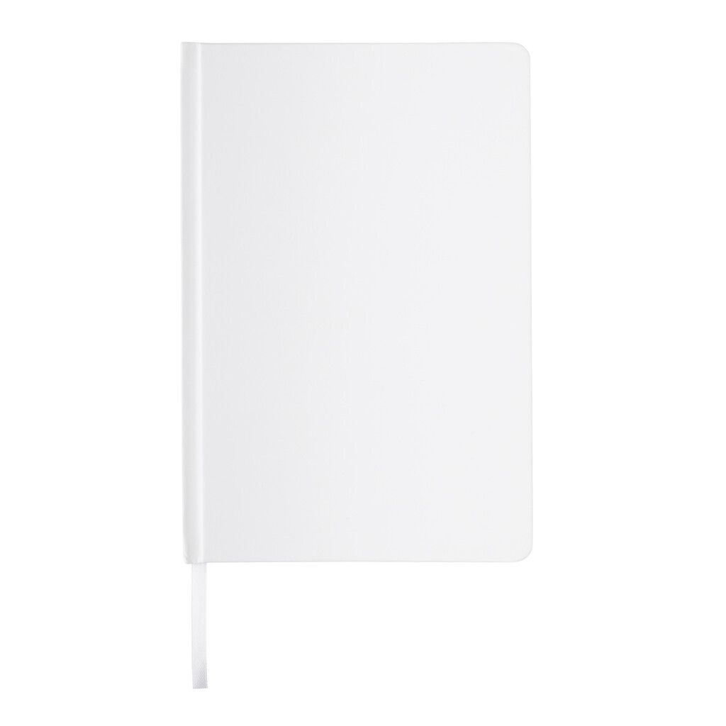 A5 Impact Steinpaper Hardcover Notizbuch - weiß-686