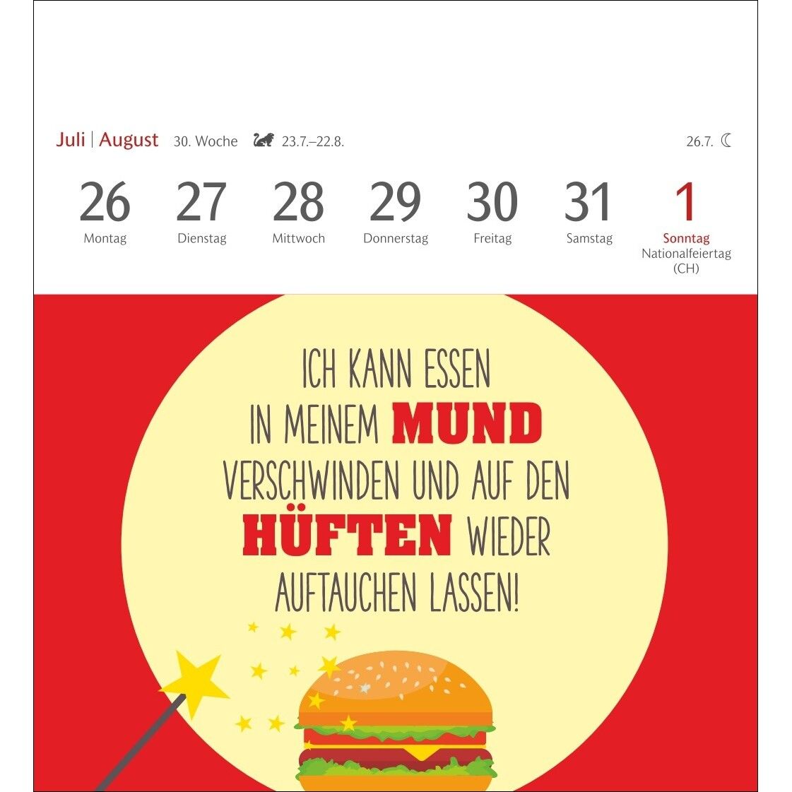 Der fette Vogel bricht den Ast Postkartenkalender-723