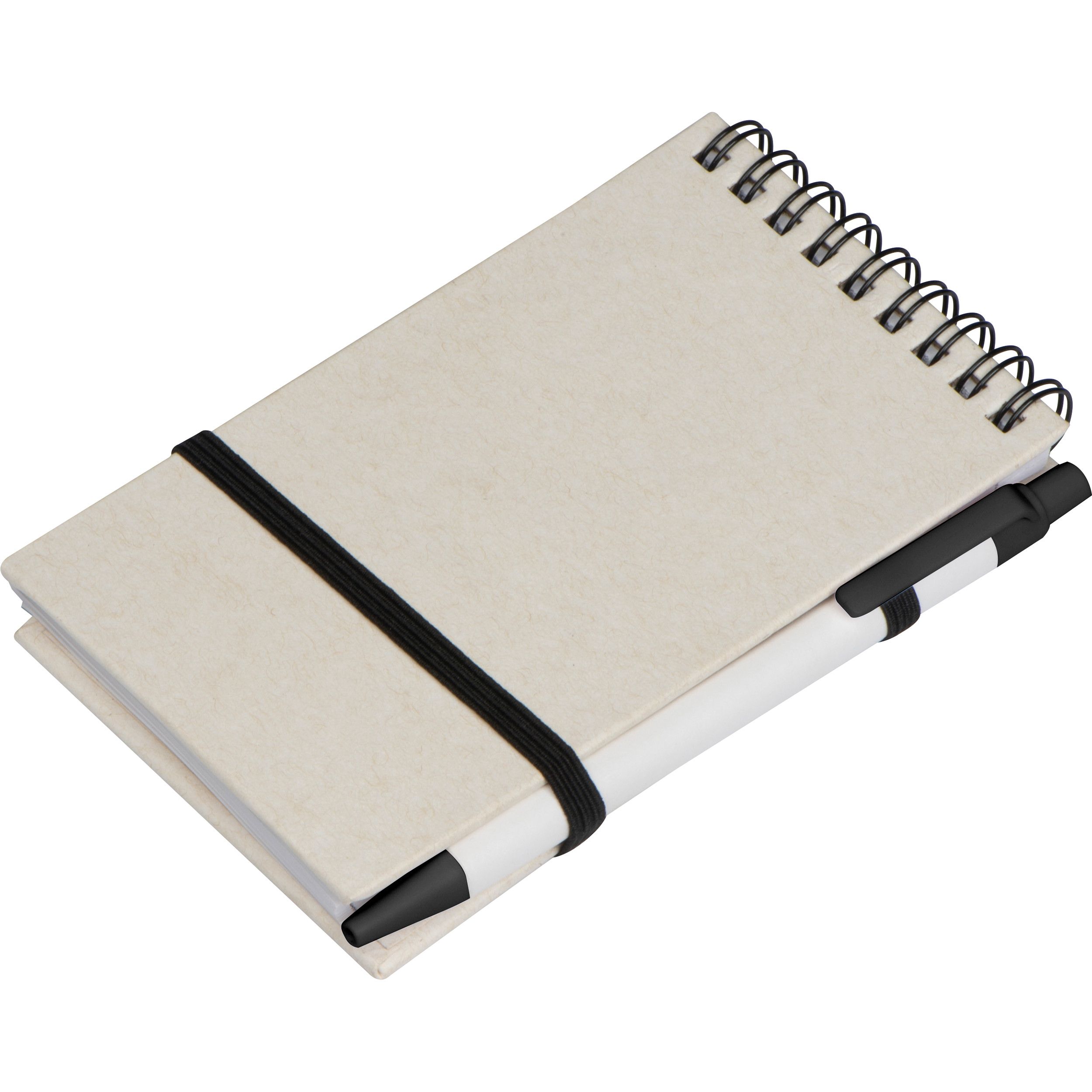 Recycelter Spiralblock aus Milchkarton Austin - beige-917