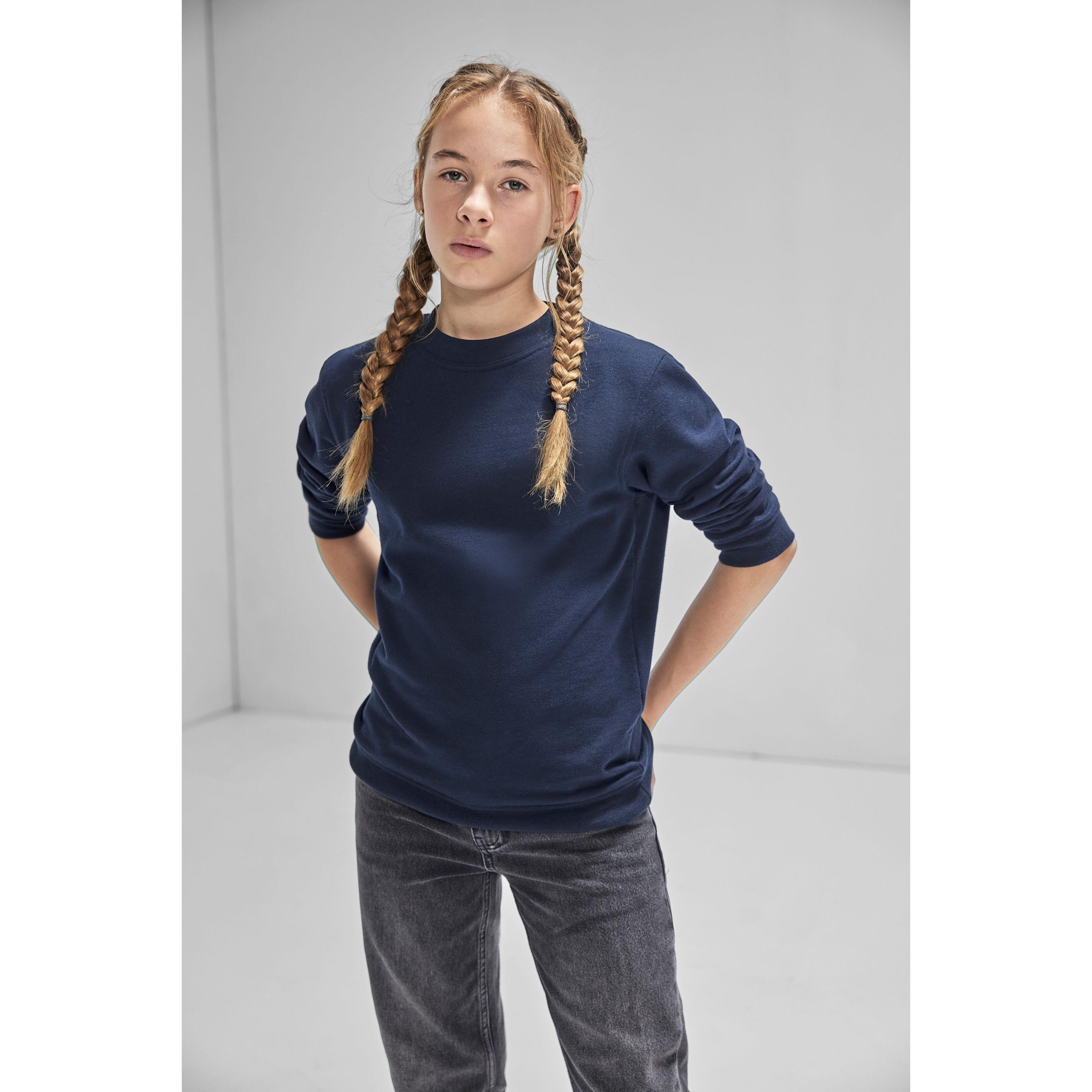 Kids ID.332 Crew Sweatshirt - white - 3/4 (98/104)-589