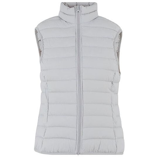 Ladies Light Puffer Vest - light asphalt-5