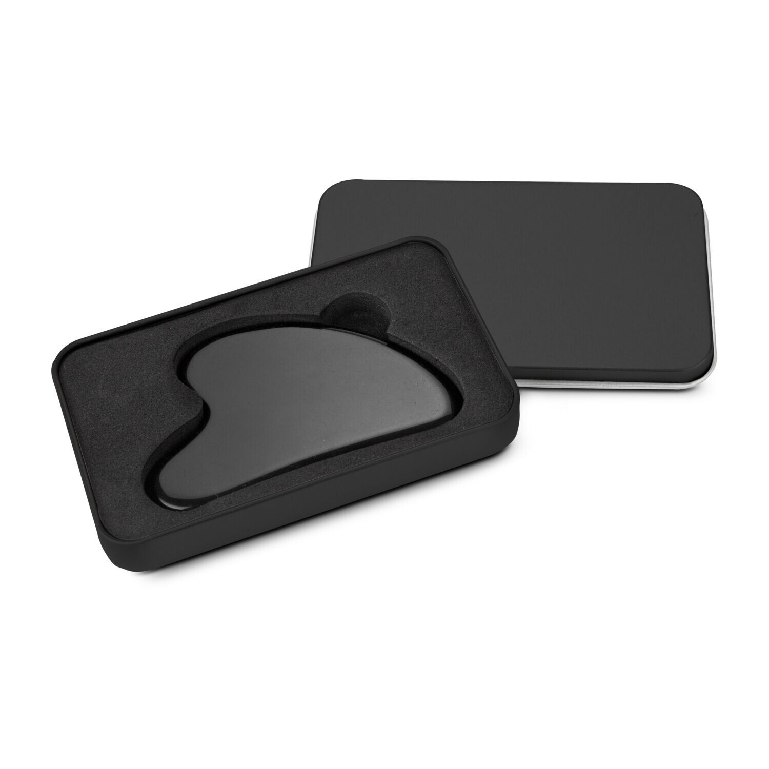 Massagestein Gua Sha Black Obsidian zur Wellness-Gesichtsmassage-332