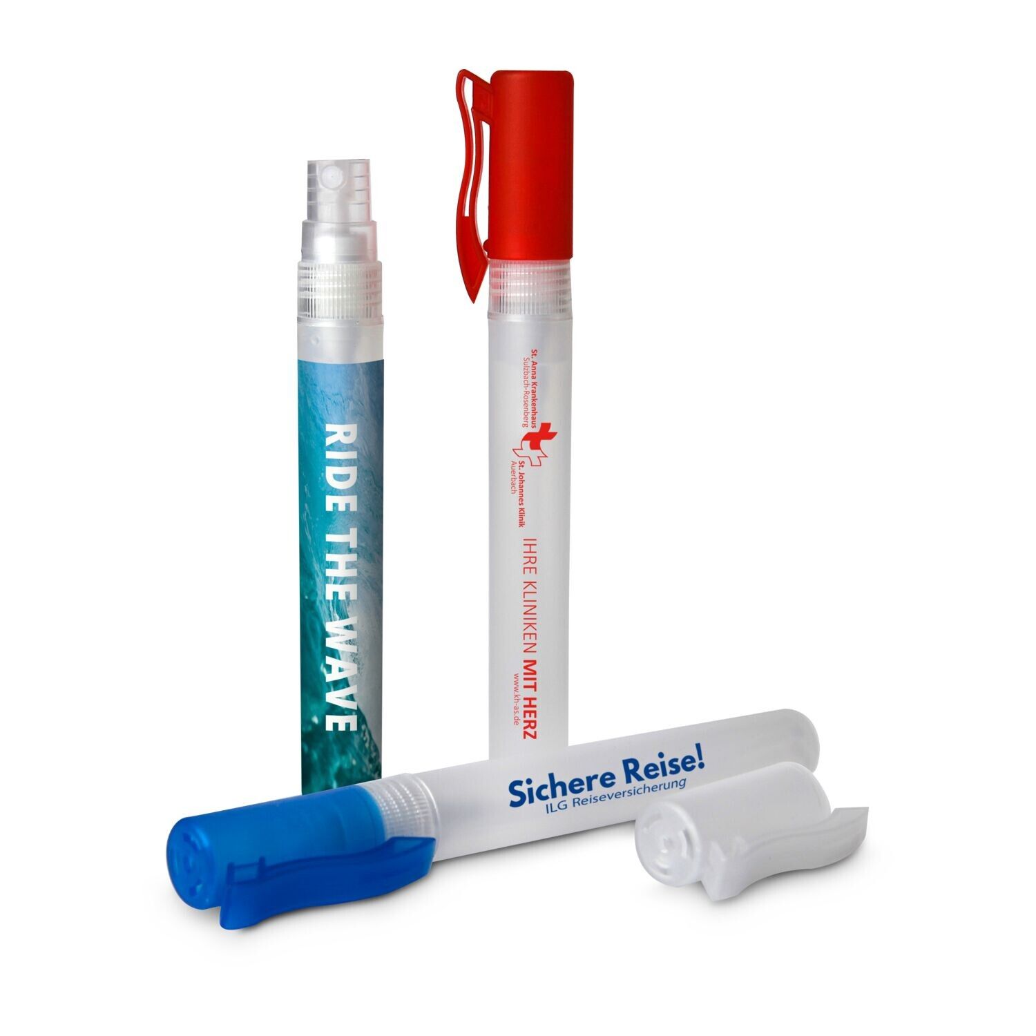 Alkoholisches Handreinigungsspray - 10 ml - schwarz-699
