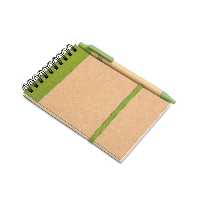DIN A6 Notizbuch SONORA - limette-242
