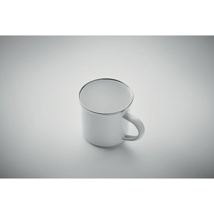 Emaille-Becher Subli 200 ml PLATEADO S - weiß-413