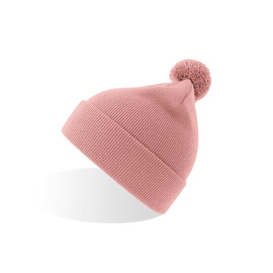 Kids Wind-s with Pompom Beanie - pink-501