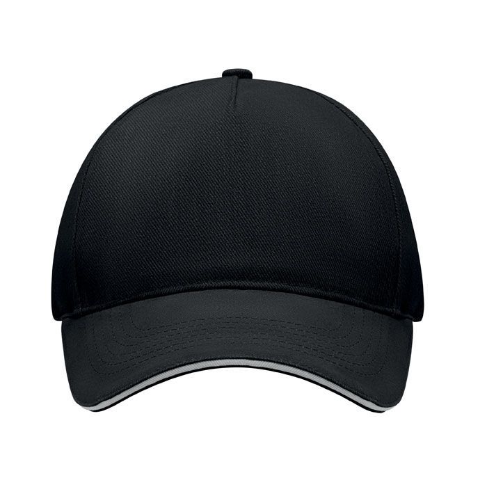 Baseball Kappe 5 Panels LONG BEACH SINGA - weiß - schwarz-720