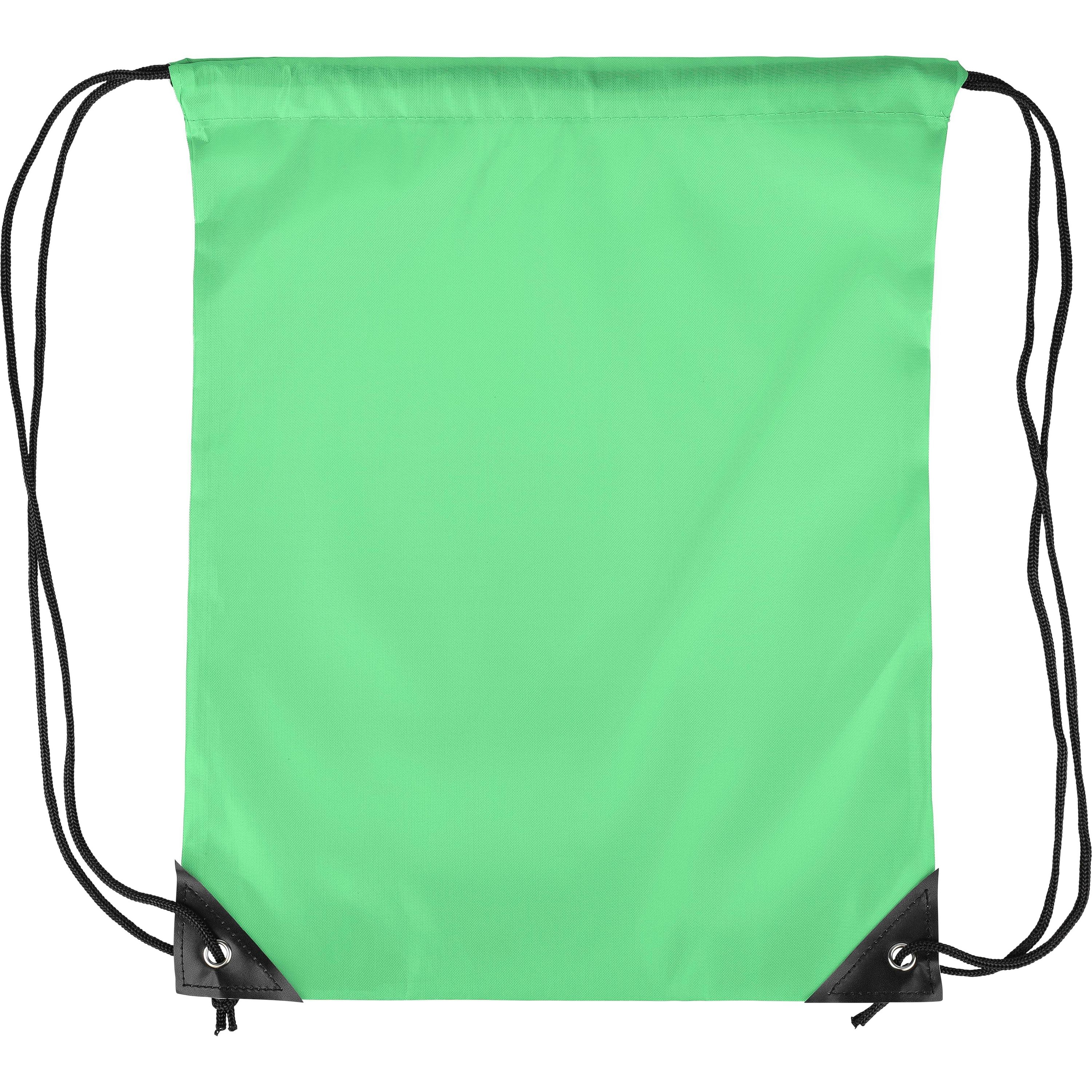 210D Polyester Kordelzug Rucksack Isolde - hellgrün-674