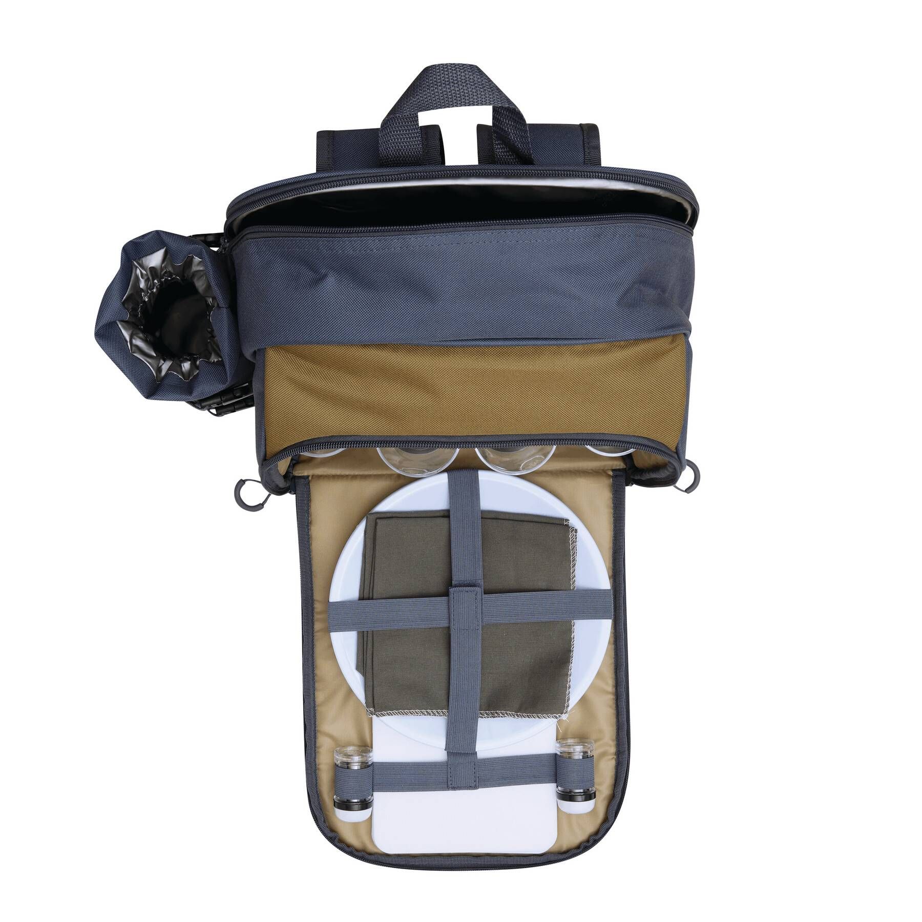 Picknick-Rucksack SMART TRIP - blau - braun-584