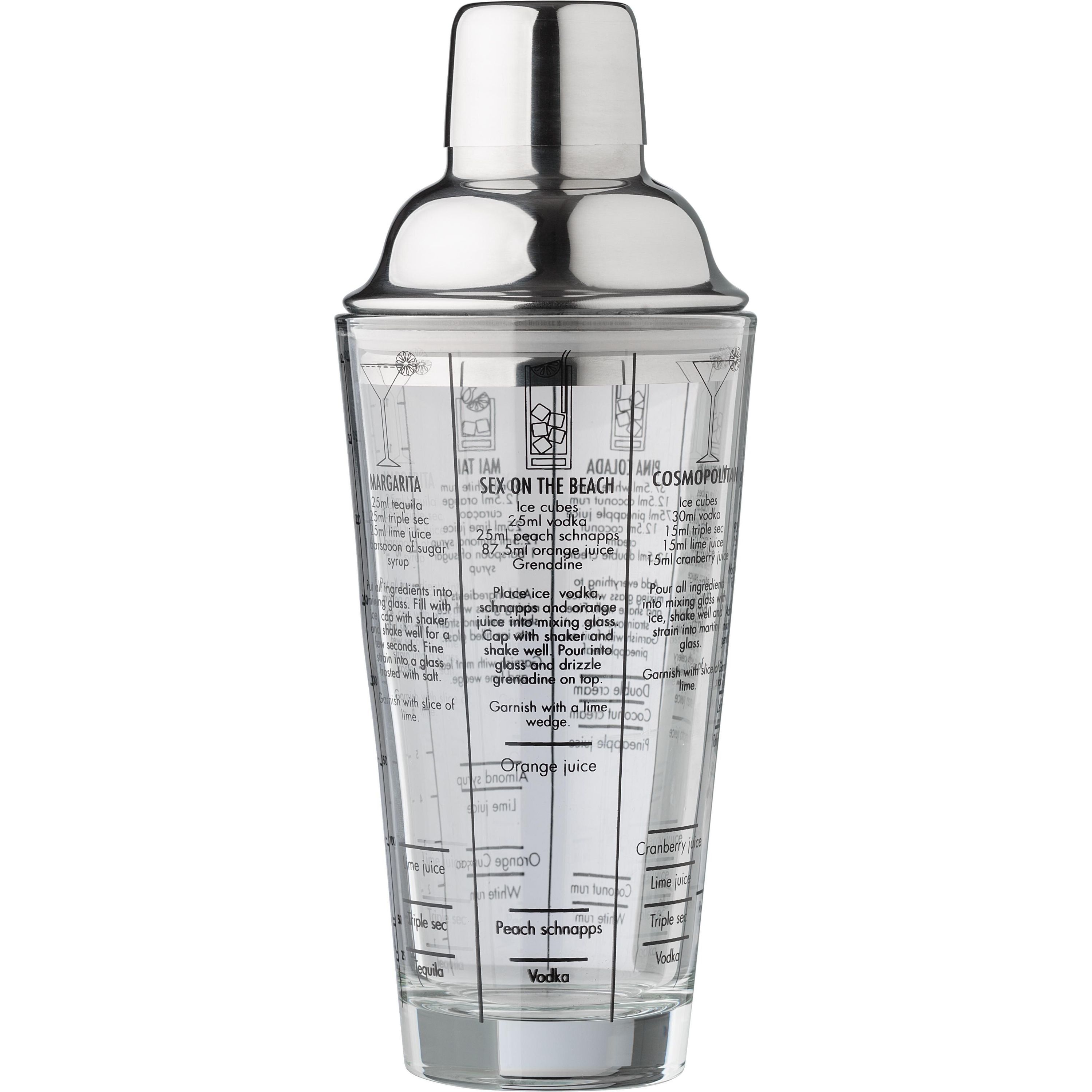 Glas-Cocktailshaker (400 ml) Adela - neutral-820