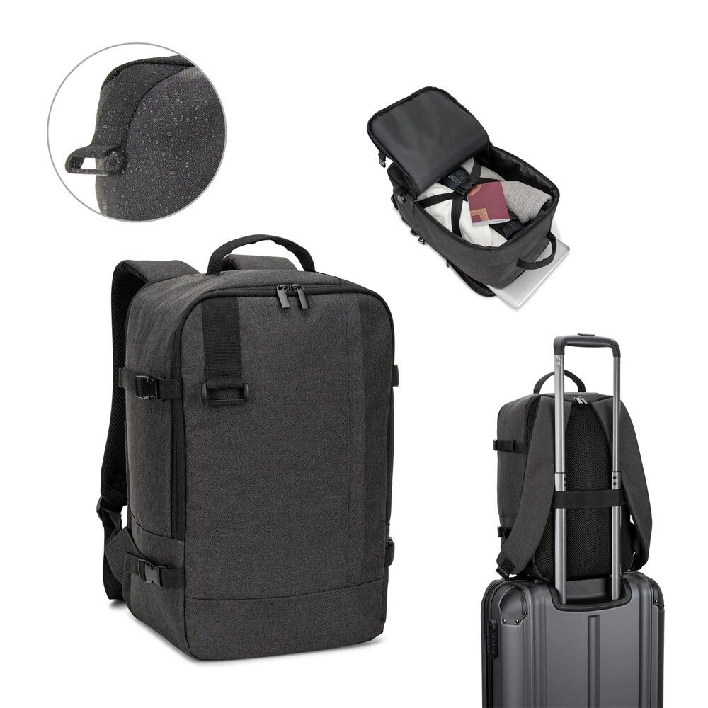 CIES RUCKSACK – Fluggesellschafts-Maßvorgaben erfüllt, 600D Polyester - dunkelgrau-904