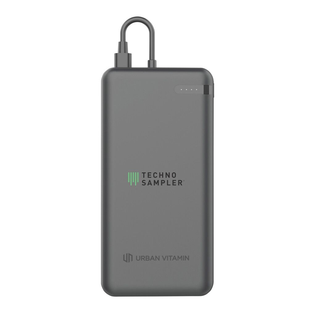 Urban Vitamin Menlo Park RCS rPlastik 20000 20W PD Powerbank - schwarz-625