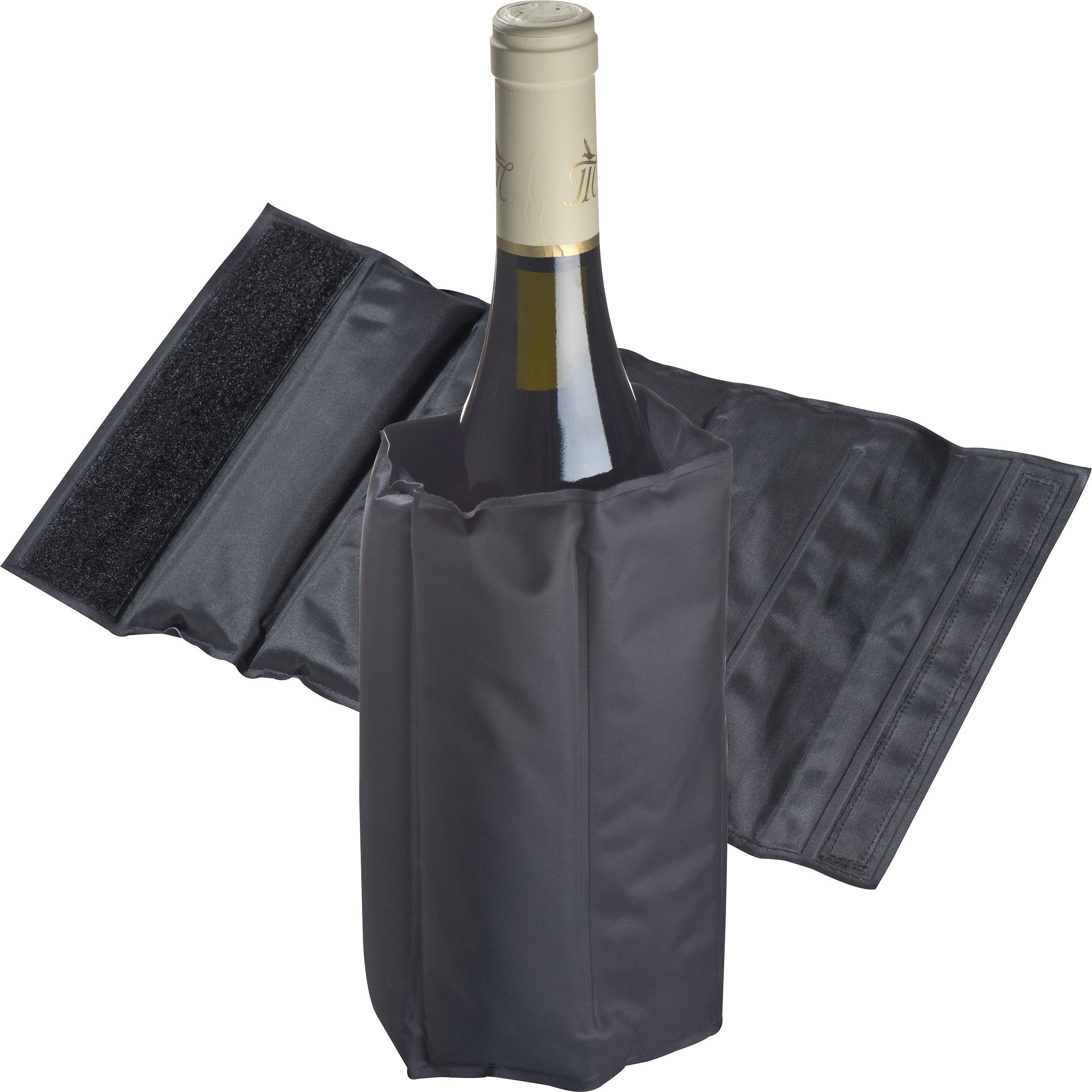 Kühlmanschette aus Nylon mit integrierten Kühlpads - schwarz-464