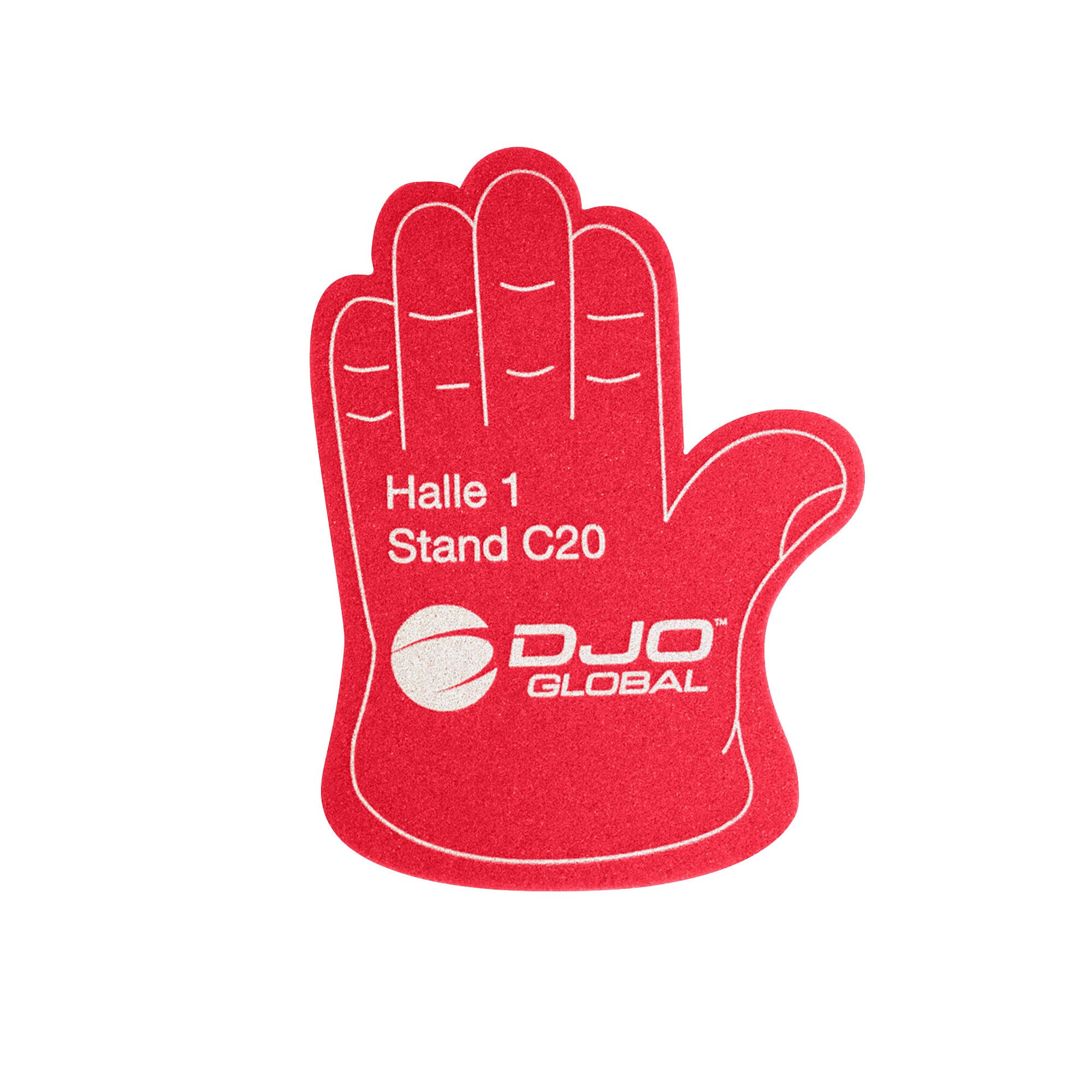 Winkehand Open Hand, 1-Seitig - rot-343