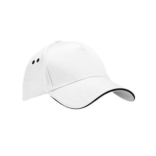 Ultimate 5 Panel Cap - Sandwich Peak - white - black-65