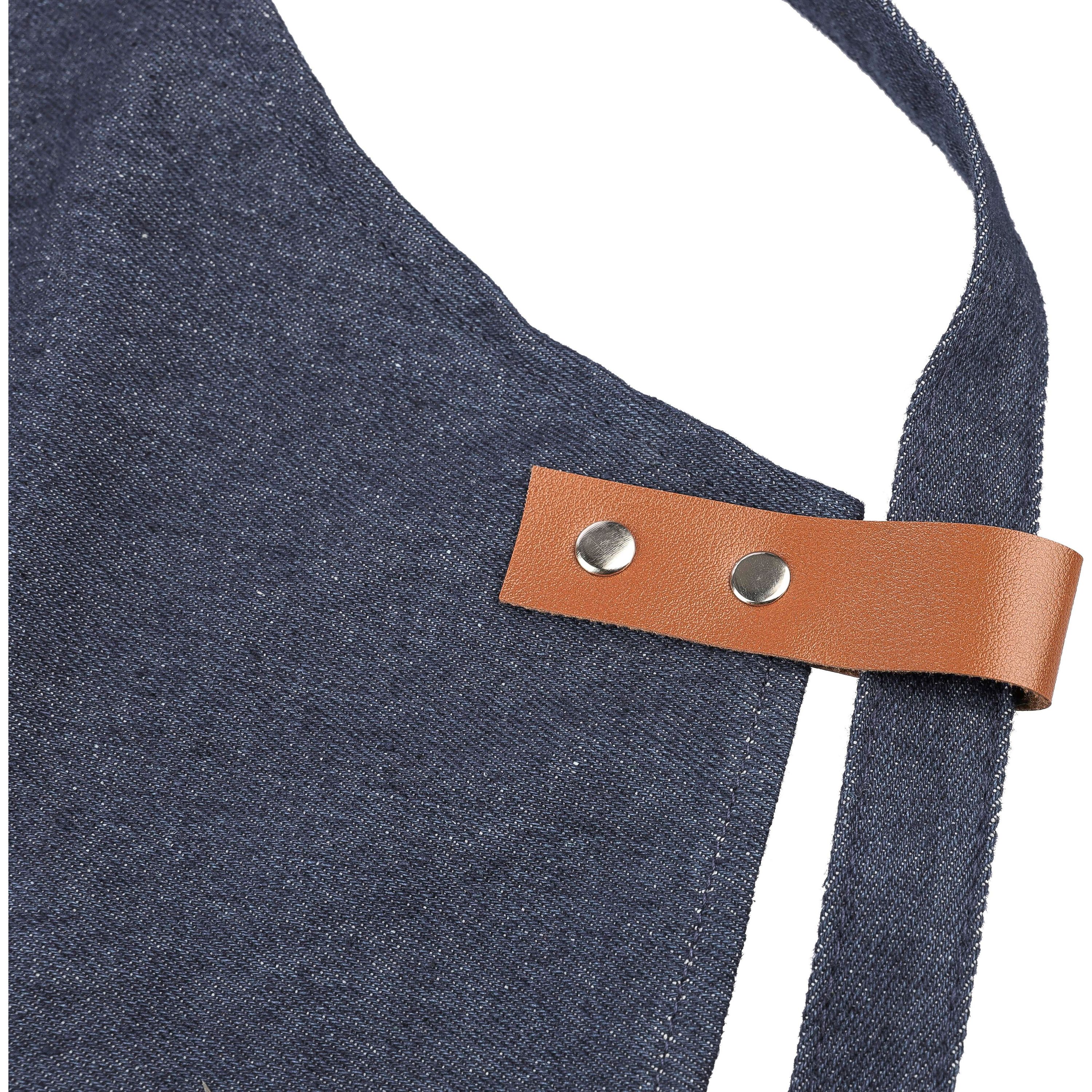 Schürze aus Denim (280 g/m2) Greg - blau-675