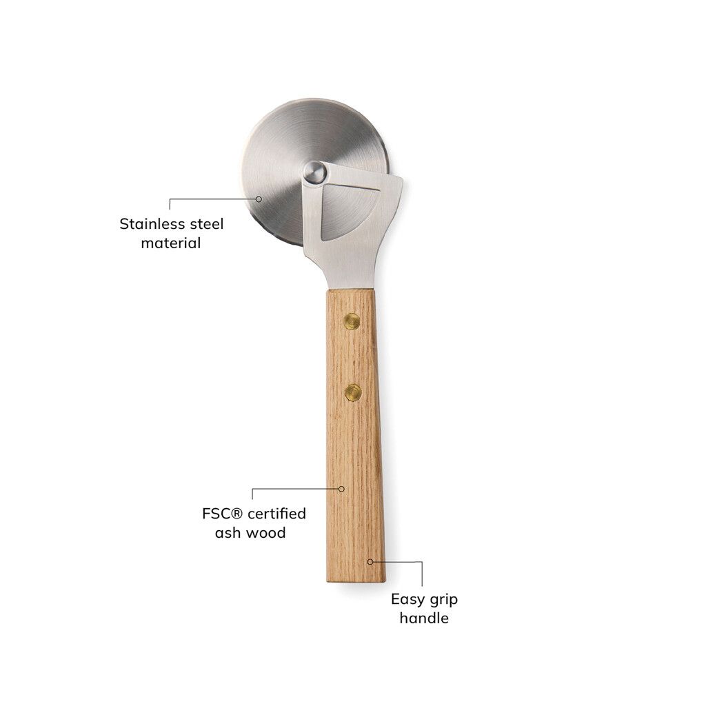 VINGA Paso Pizzaschneider - braun-373