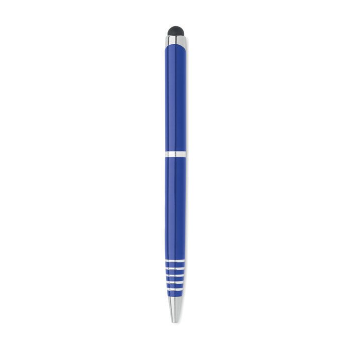 Drehkugelschreiber mit Stylus FLORINA - blau-147