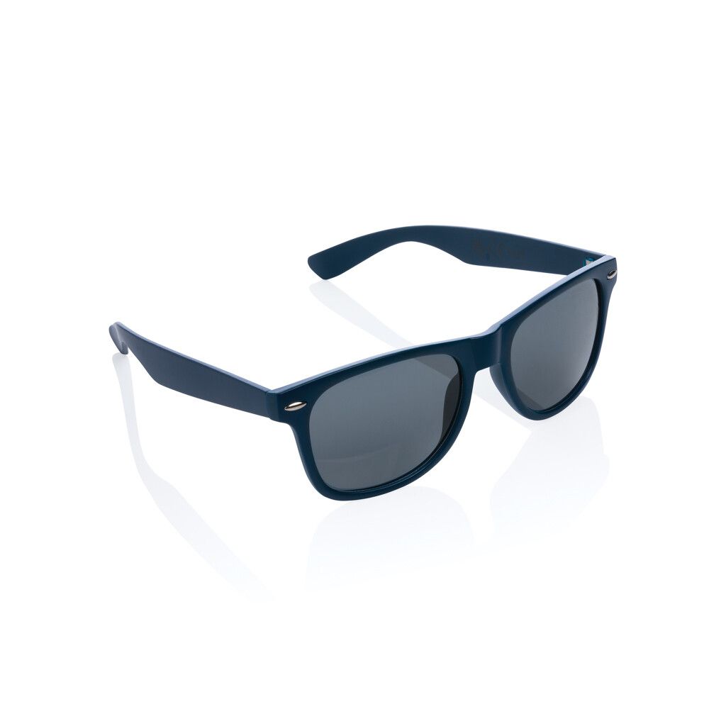 Sonnenbrille aus GRS recyceltem PC Kunststoff - navy blau-812